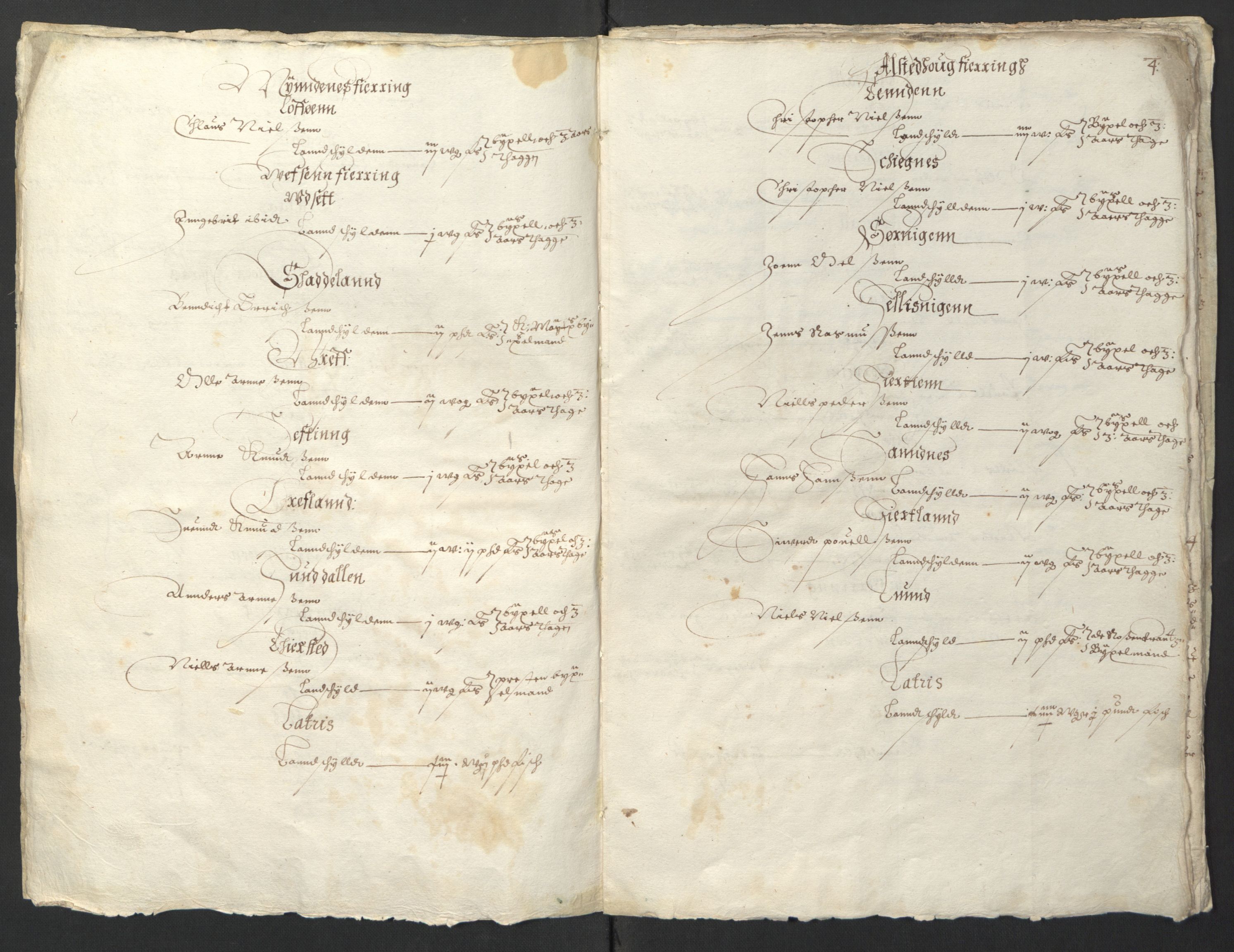 Stattholderembetet 1572-1771, AV/RA-EA-2870/Ek/L0013/0002: Jordebøker til utlikning av rosstjeneste 1624-1626: / Adels- og odelsjordebok for de nordlandske len, 1625, p. 6