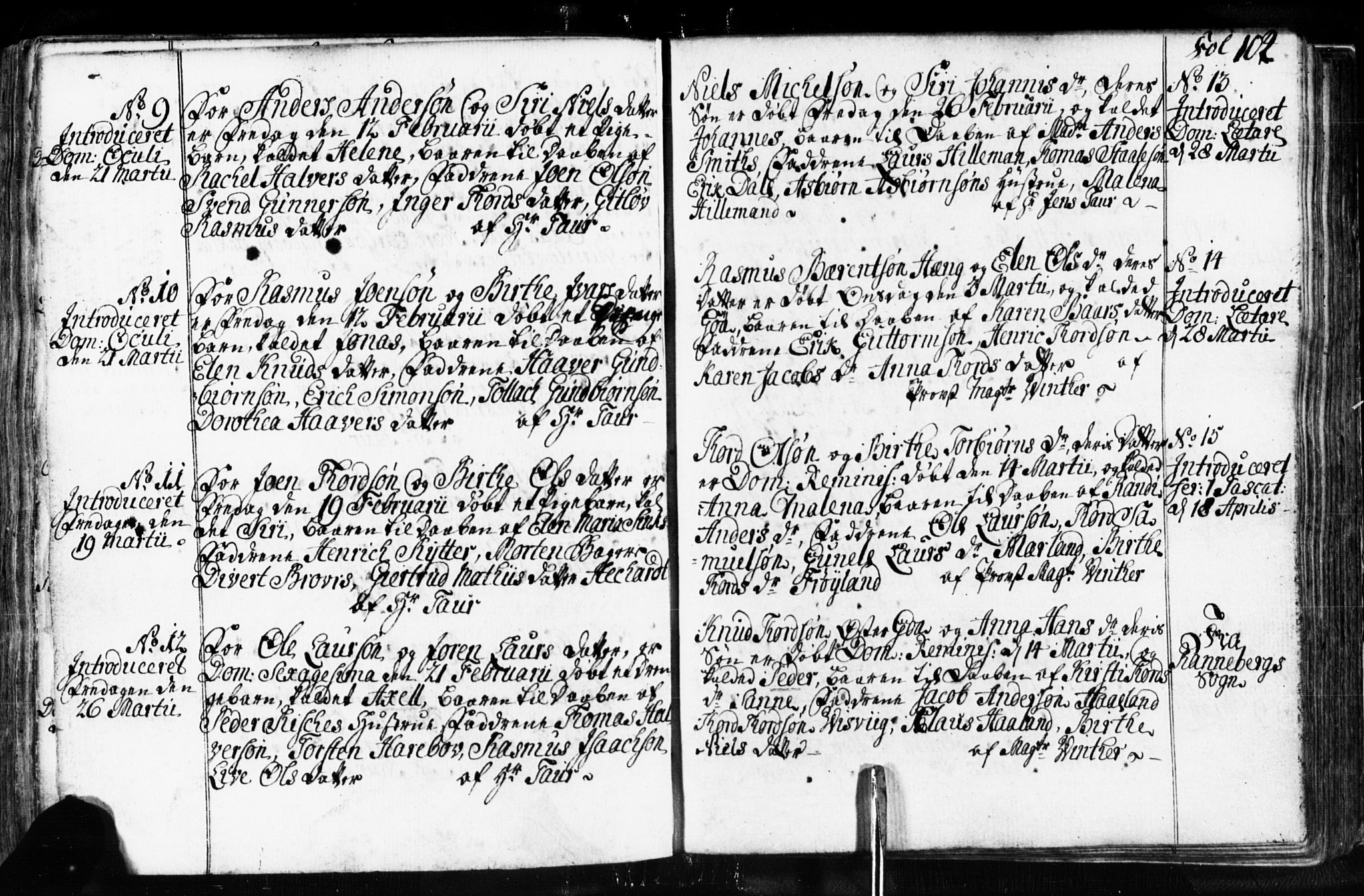 Domkirken sokneprestkontor, AV/SAST-A-101812/001/30/30BB/L0003: Parish register (copy) no. B 3, 1733-1751, p. 104
