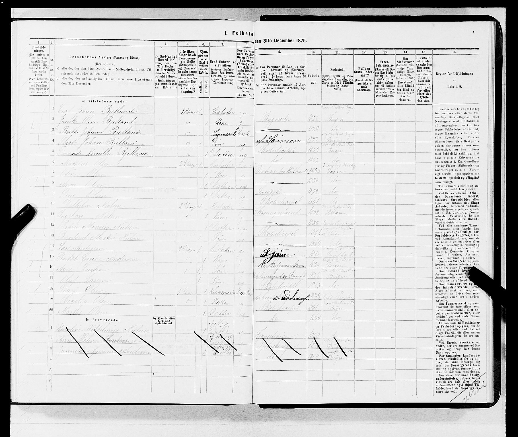 SAB, 1875 census for 1301 Bergen, 1875, p. 4291