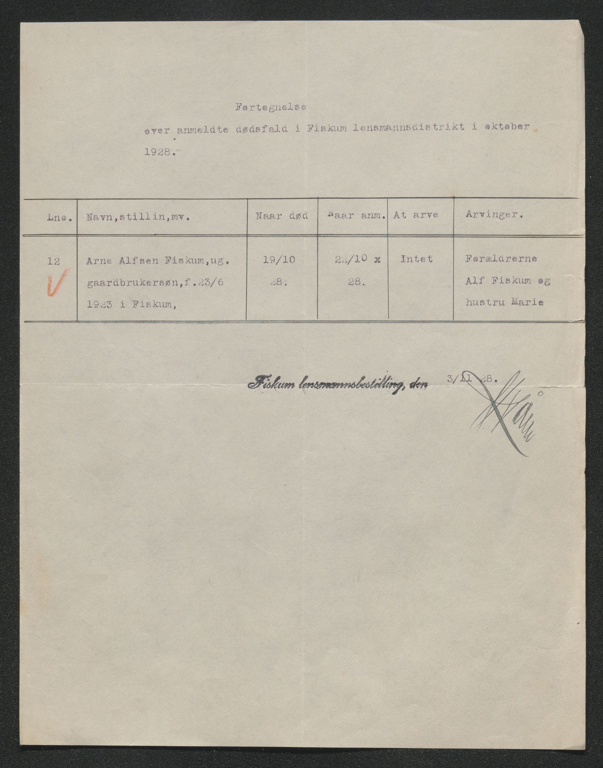 Eiker, Modum og Sigdal sorenskriveri, AV/SAKO-A-123/H/Ha/Hab/L0045: Dødsfallsmeldinger, 1928-1929, p. 452