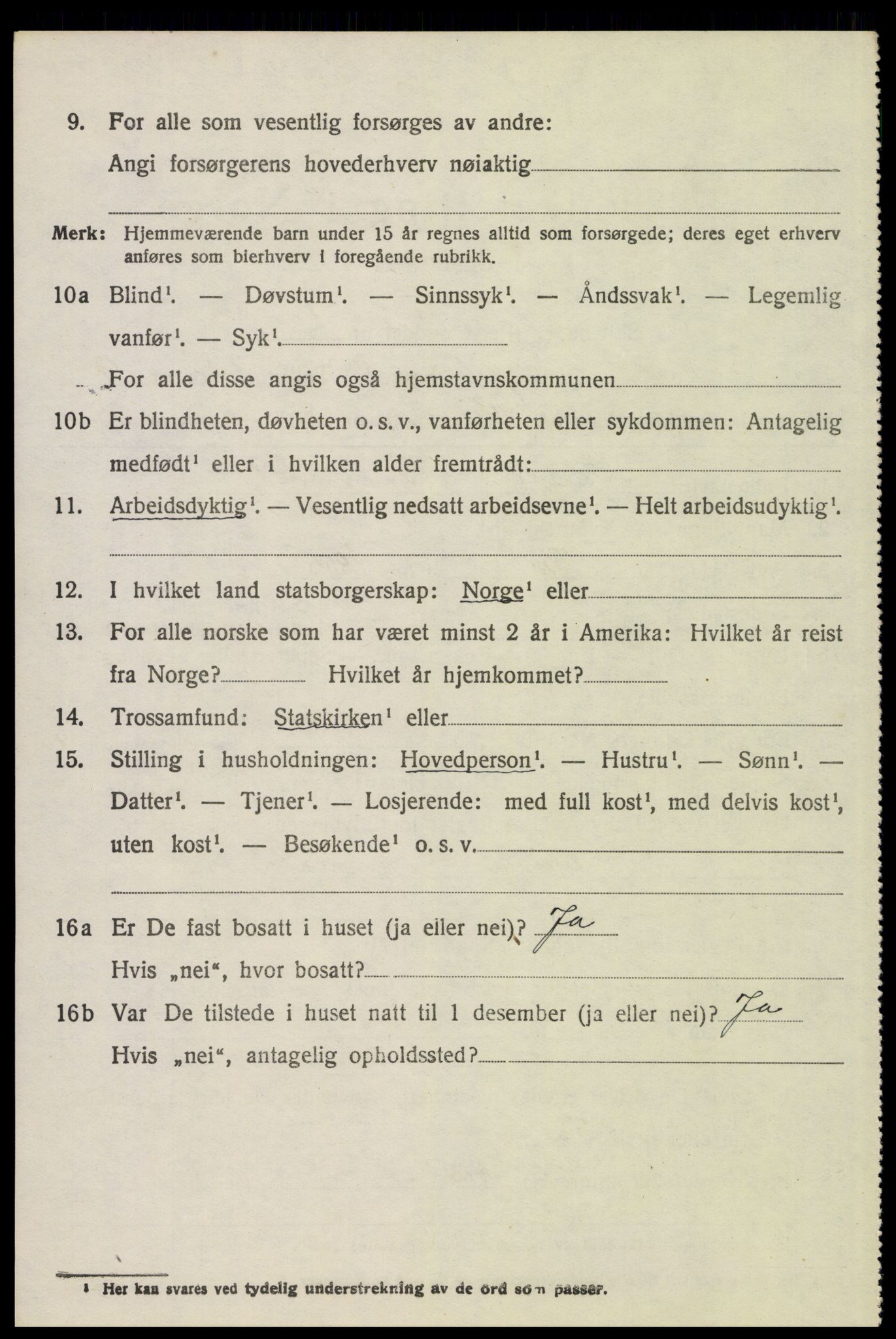 SAH, 1920 census for Trysil, 1920, p. 6700
