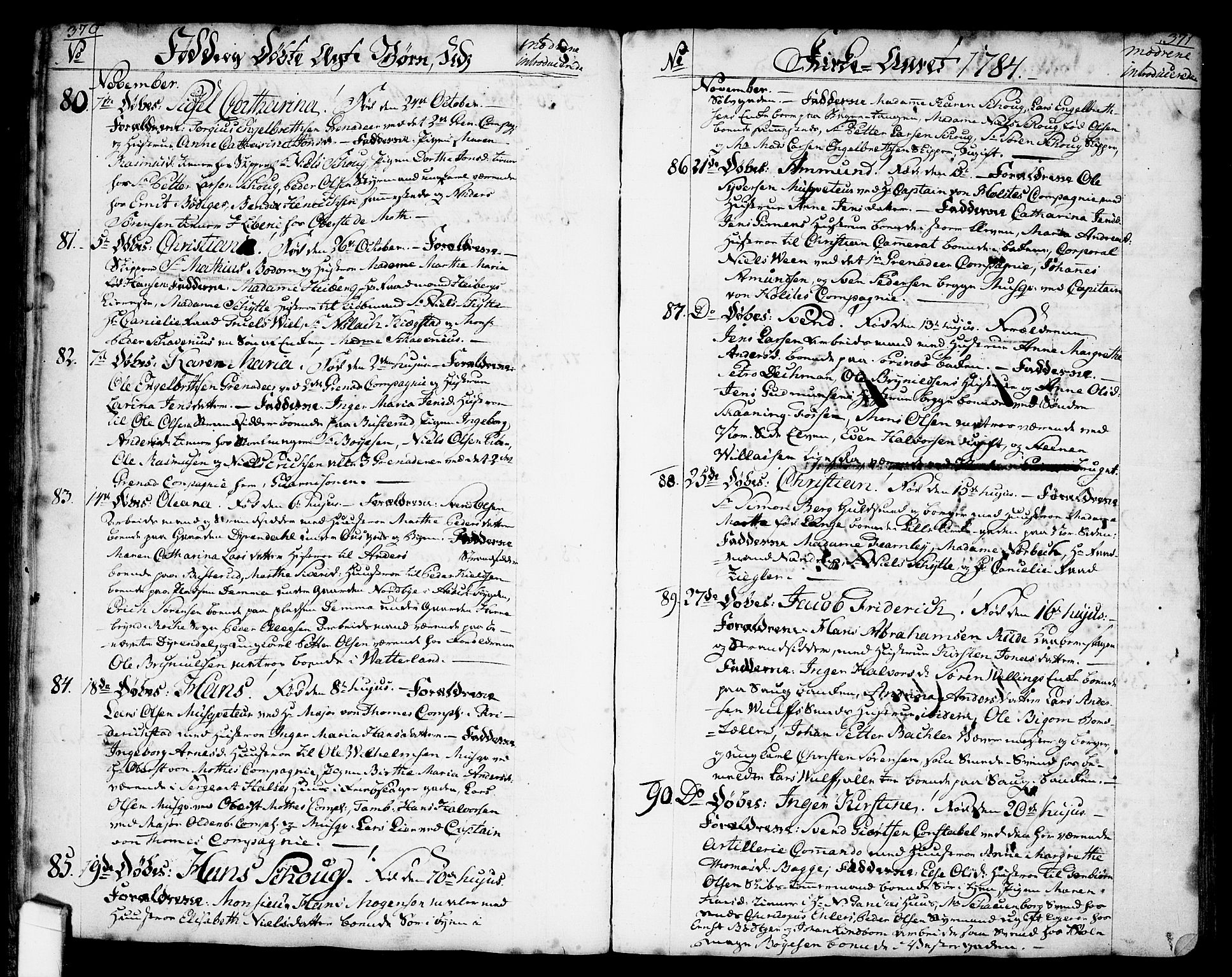 Halden prestekontor Kirkebøker, SAO/A-10909/F/Fa/L0001: Parish register (official) no. I 1, 1758-1791, p. 370-371