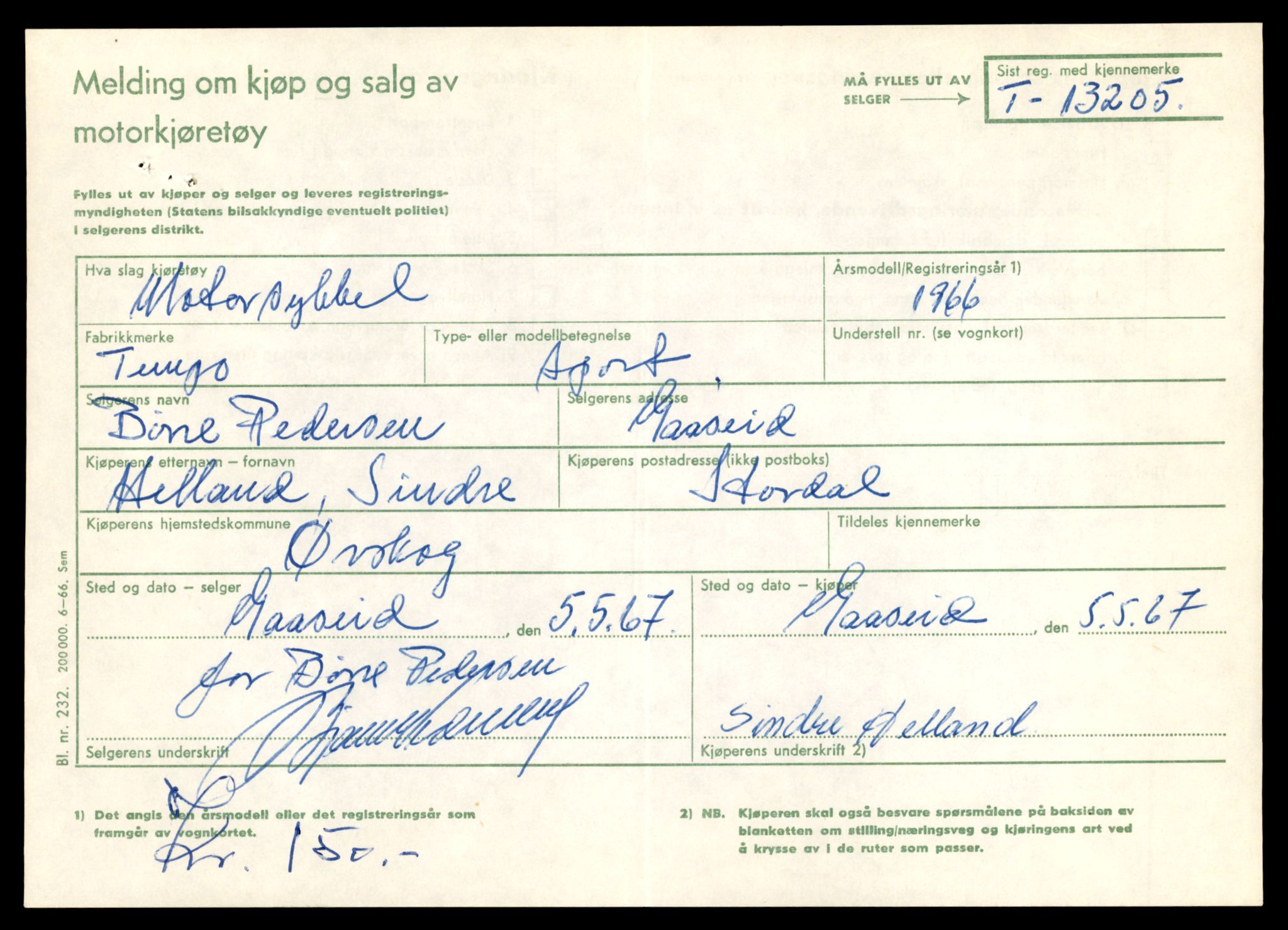 Møre og Romsdal vegkontor - Ålesund trafikkstasjon, AV/SAT-A-4099/F/Fe/L0038: Registreringskort for kjøretøy T 13180 - T 13360, 1927-1998, p. 431