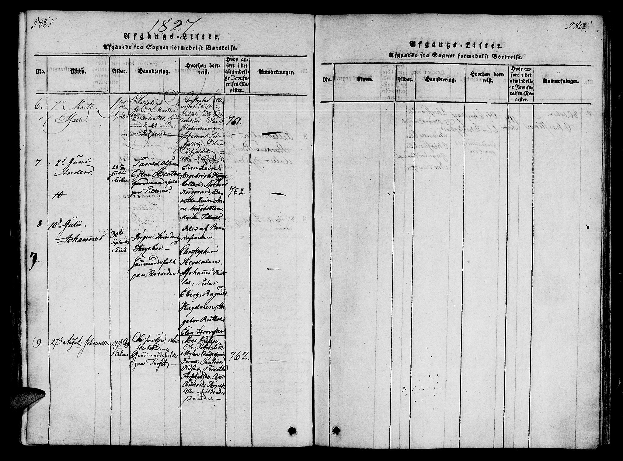 Ministerialprotokoller, klokkerbøker og fødselsregistre - Nord-Trøndelag, SAT/A-1458/746/L0441: Parish register (official) no. 746A03 /1, 1816-1827, p. 582-583