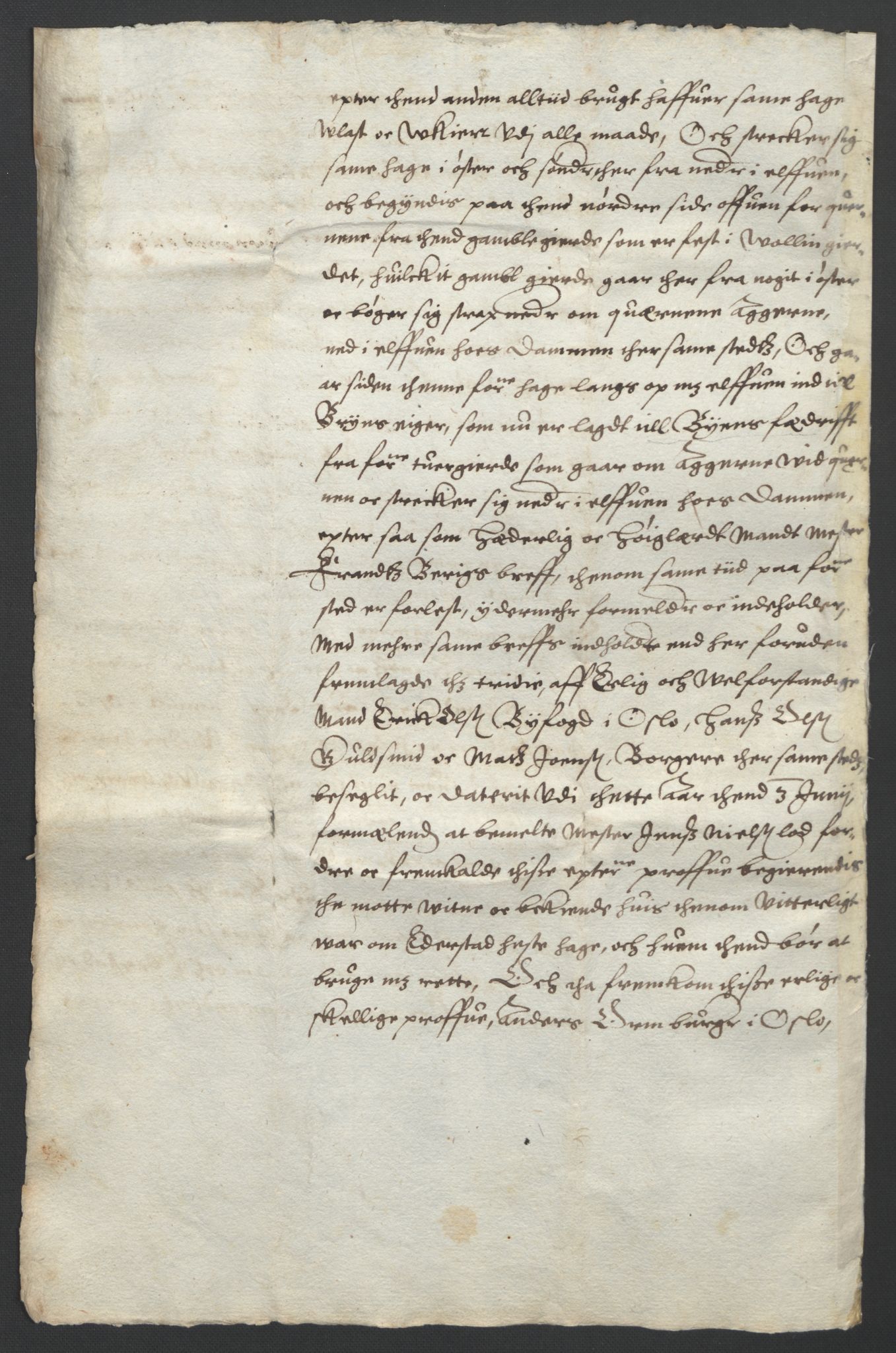 Oslo stiftsdireksjon, AV/SAO-A-11085/G/Gb/L0001: Bispestolens dokumenter, 1584-1612, p. 43