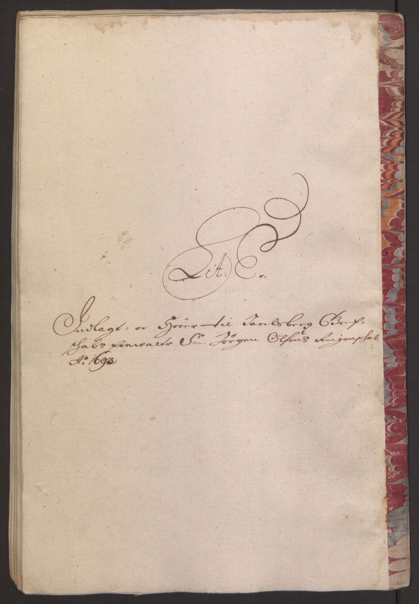 Rentekammeret inntil 1814, Reviderte regnskaper, Fogderegnskap, AV/RA-EA-4092/R32/L1866: Fogderegnskap Jarlsberg grevskap, 1693, p. 150