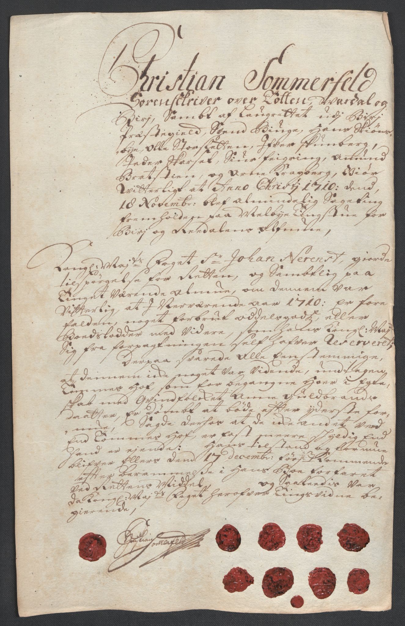 Rentekammeret inntil 1814, Reviderte regnskaper, Fogderegnskap, AV/RA-EA-4092/R18/L1307: Fogderegnskap Hadeland, Toten og Valdres, 1710, p. 30