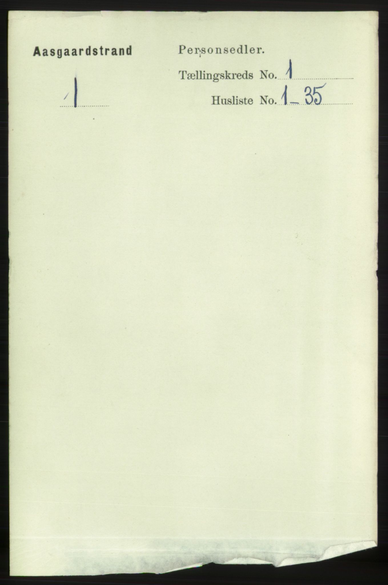 RA, 1891 census for 0704 Åsgårdstrand, 1891, p. 205