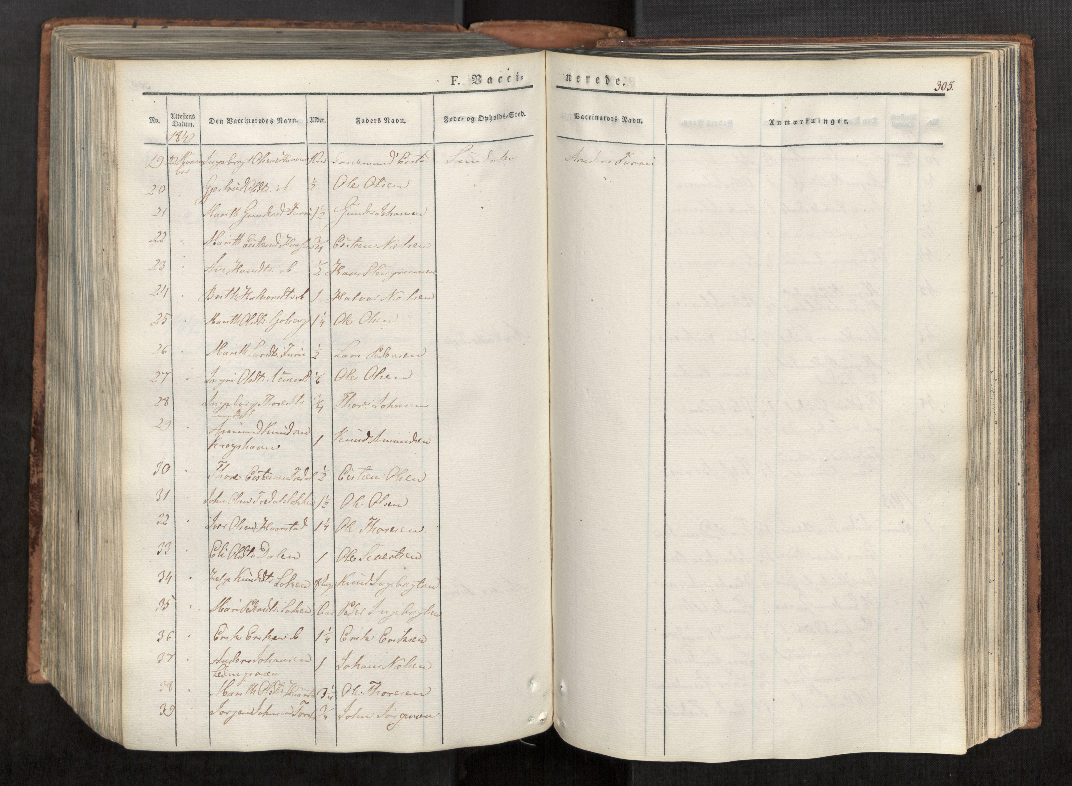 Ministerialprotokoller, klokkerbøker og fødselsregistre - Møre og Romsdal, AV/SAT-A-1454/590/L1012: Parish register (official) no. 590A04, 1832-1846, p. 305