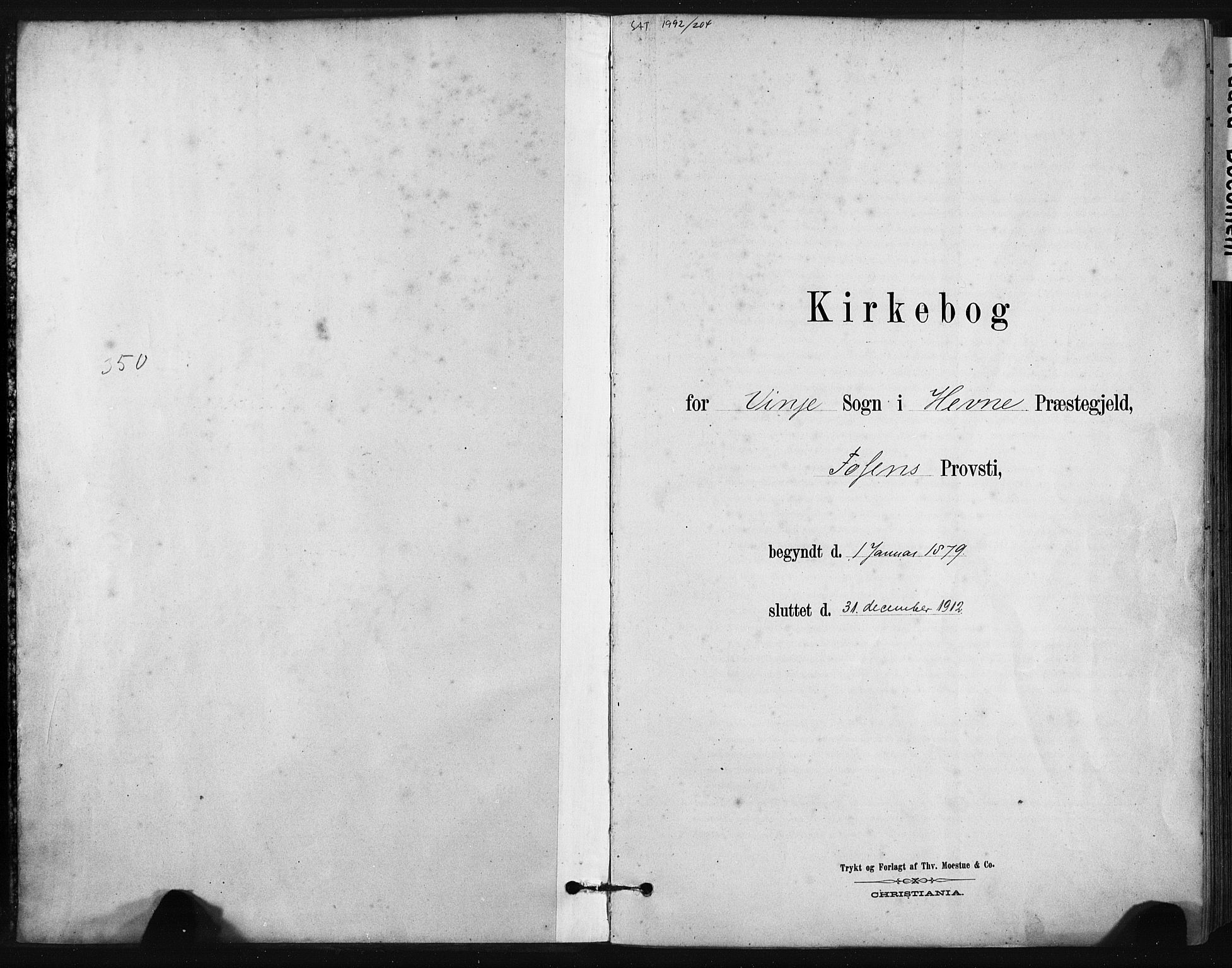 Ministerialprotokoller, klokkerbøker og fødselsregistre - Sør-Trøndelag, SAT/A-1456/631/L0512: Parish register (official) no. 631A01, 1879-1912