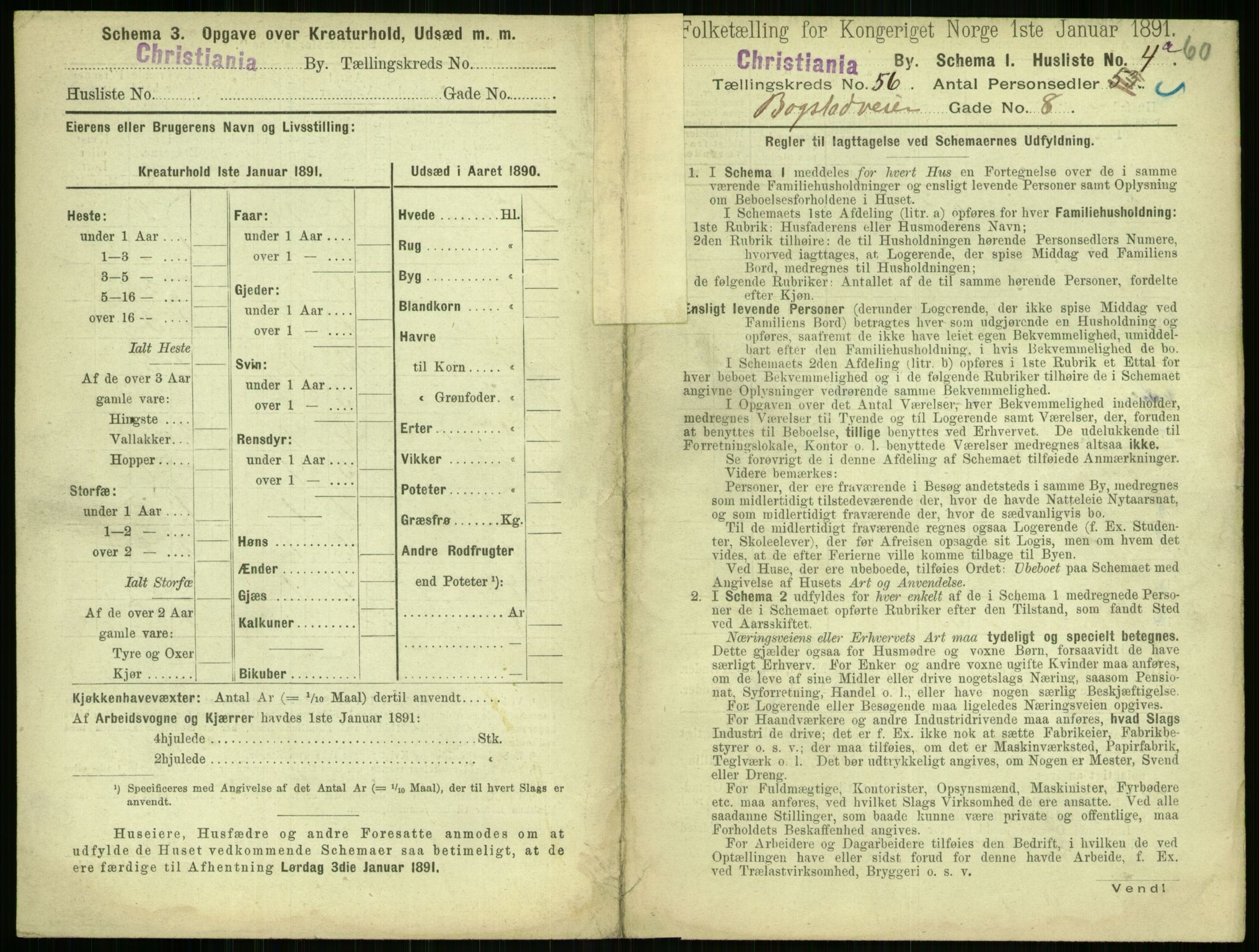 RA, 1891 census for 0301 Kristiania, 1891, p. 30198