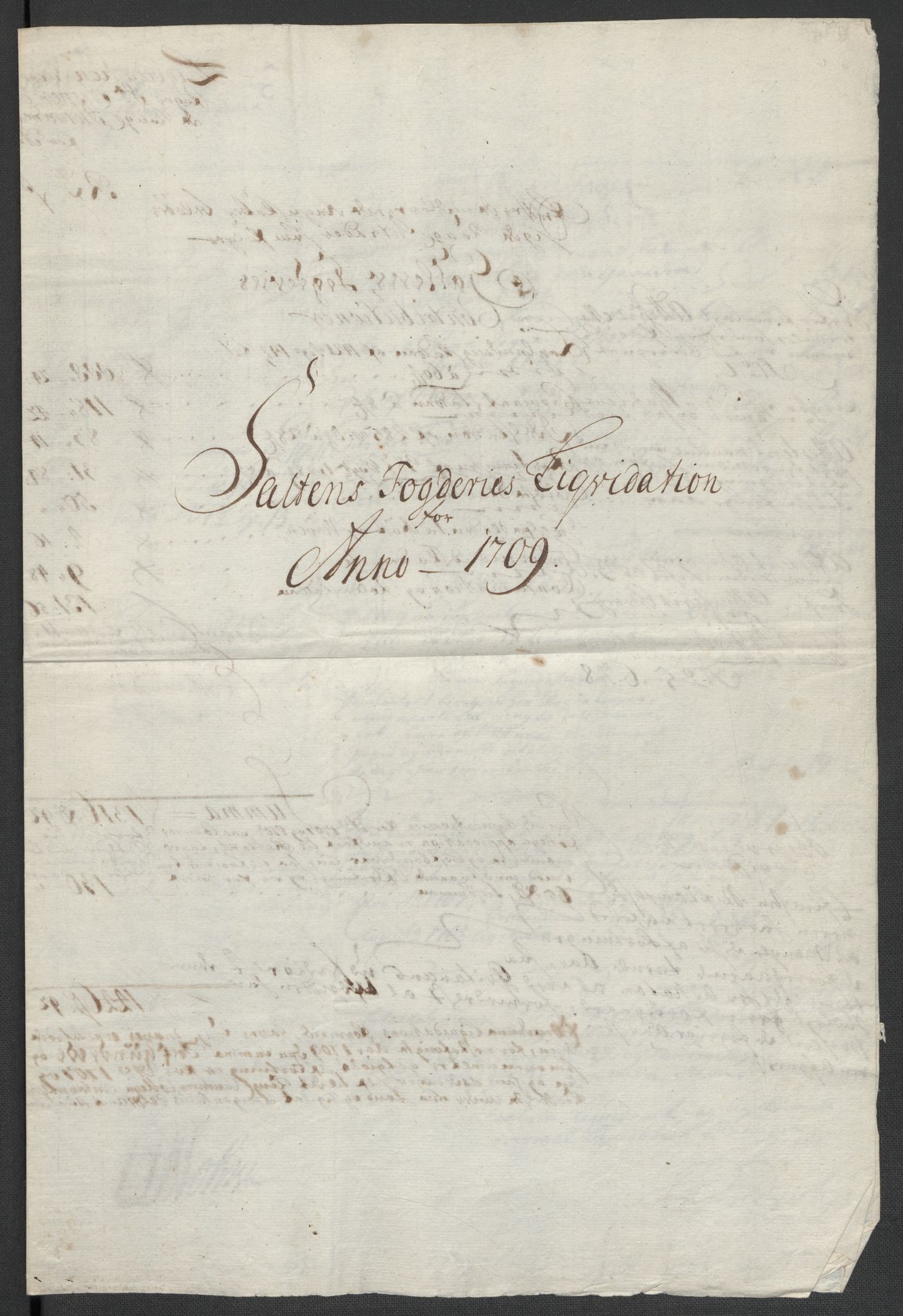 Rentekammeret inntil 1814, Reviderte regnskaper, Fogderegnskap, AV/RA-EA-4092/R66/L4581: Fogderegnskap Salten, 1707-1710, p. 308