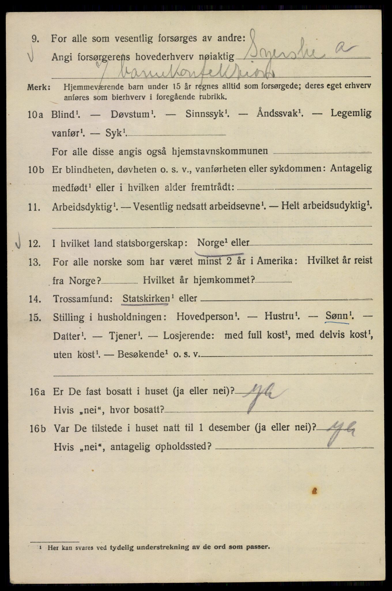 SAO, 1920 census for Kristiania, 1920, p. 373592