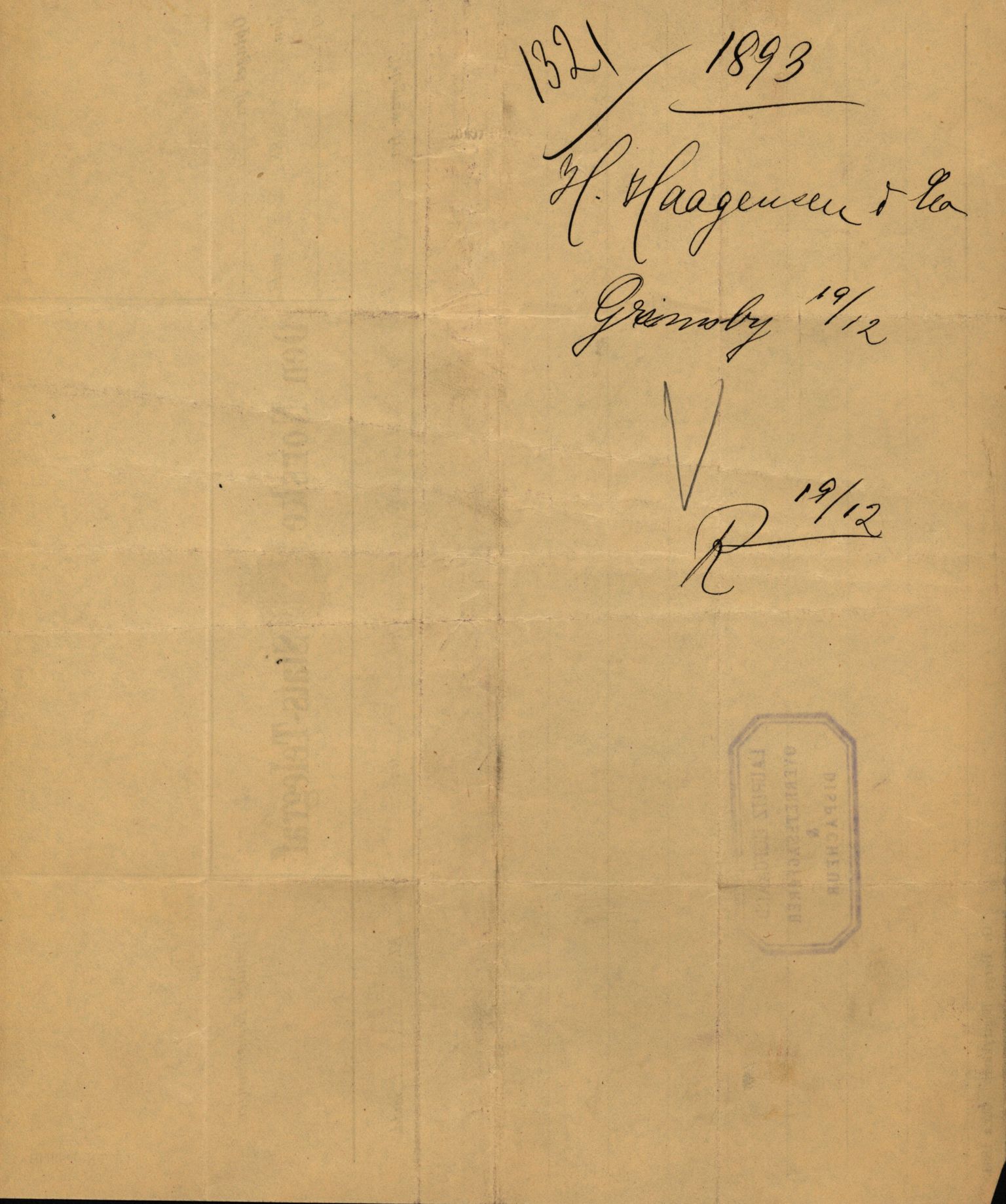Pa 63 - Østlandske skibsassuranceforening, VEMU/A-1079/G/Ga/L0030/0001: Havaridokumenter / Leif, Korsvei, Margret, Mangerton, Mathilde, Island, Andover, 1893, p. 179
