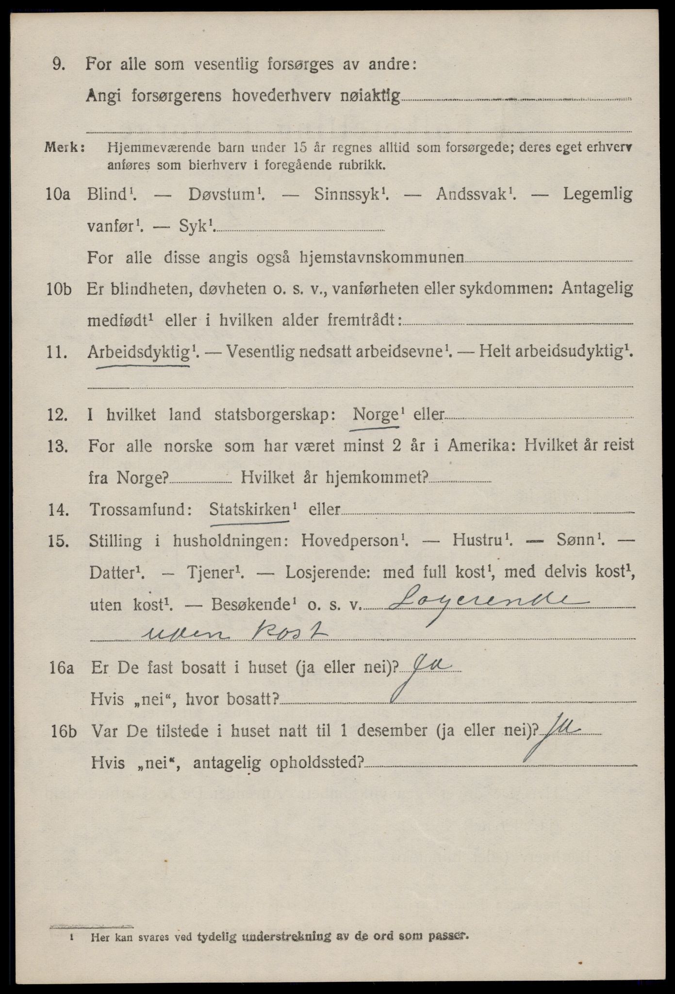 SAST, 1920 census for Heskestad, 1920, p. 2024