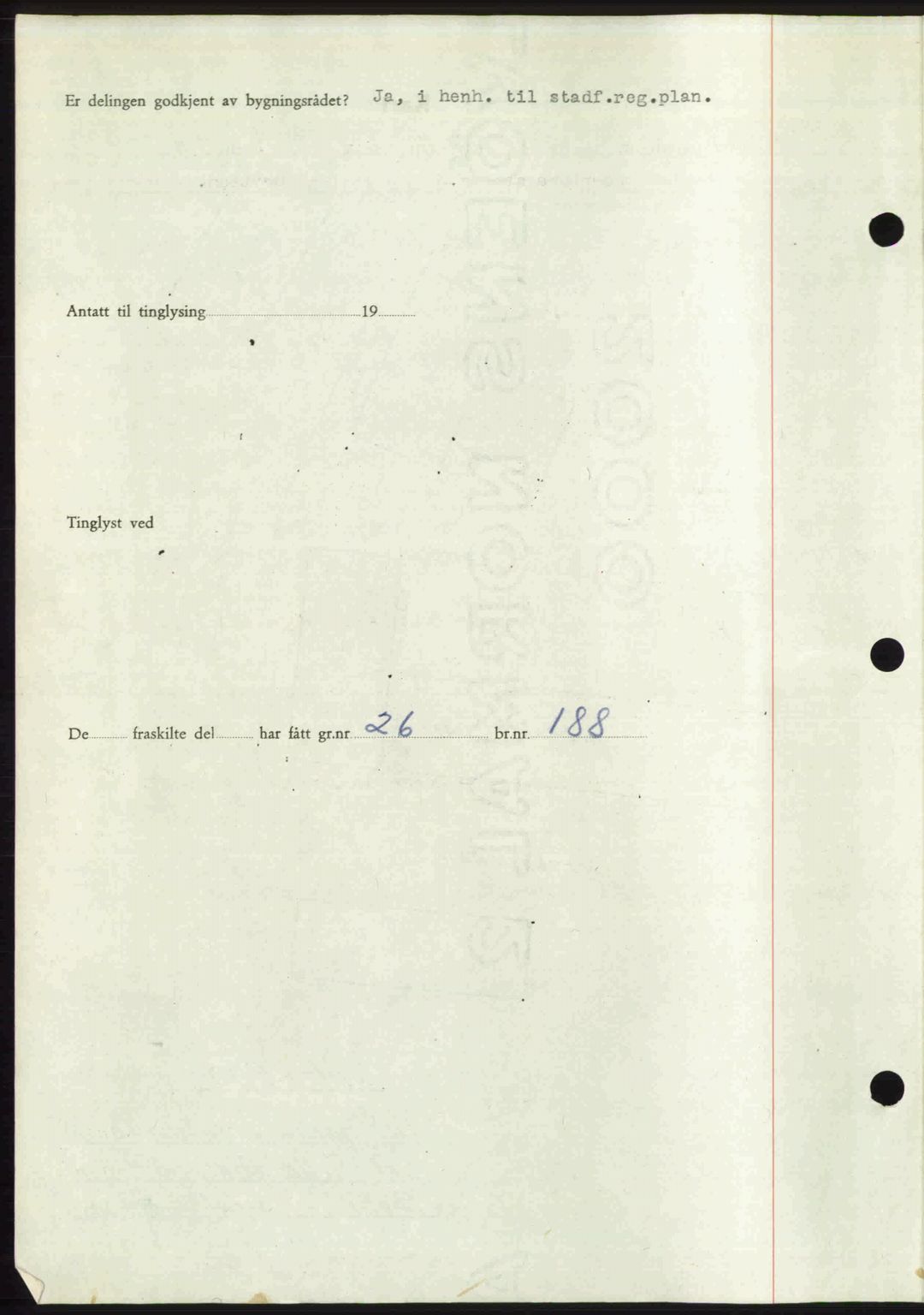 Romsdal sorenskriveri, SAT/A-4149/1/2/2C: Mortgage book no. A24, 1947-1947, Diary no: : 3266/1947