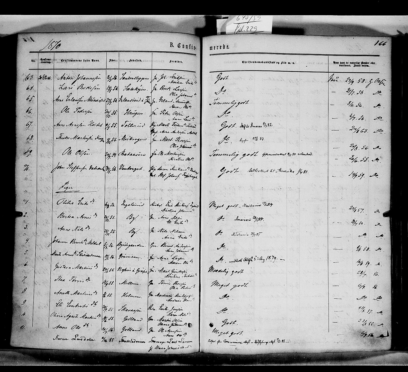 Grue prestekontor, AV/SAH-PREST-036/H/Ha/Haa/L0010: Parish register (official) no. 10, 1864-1873, p. 166