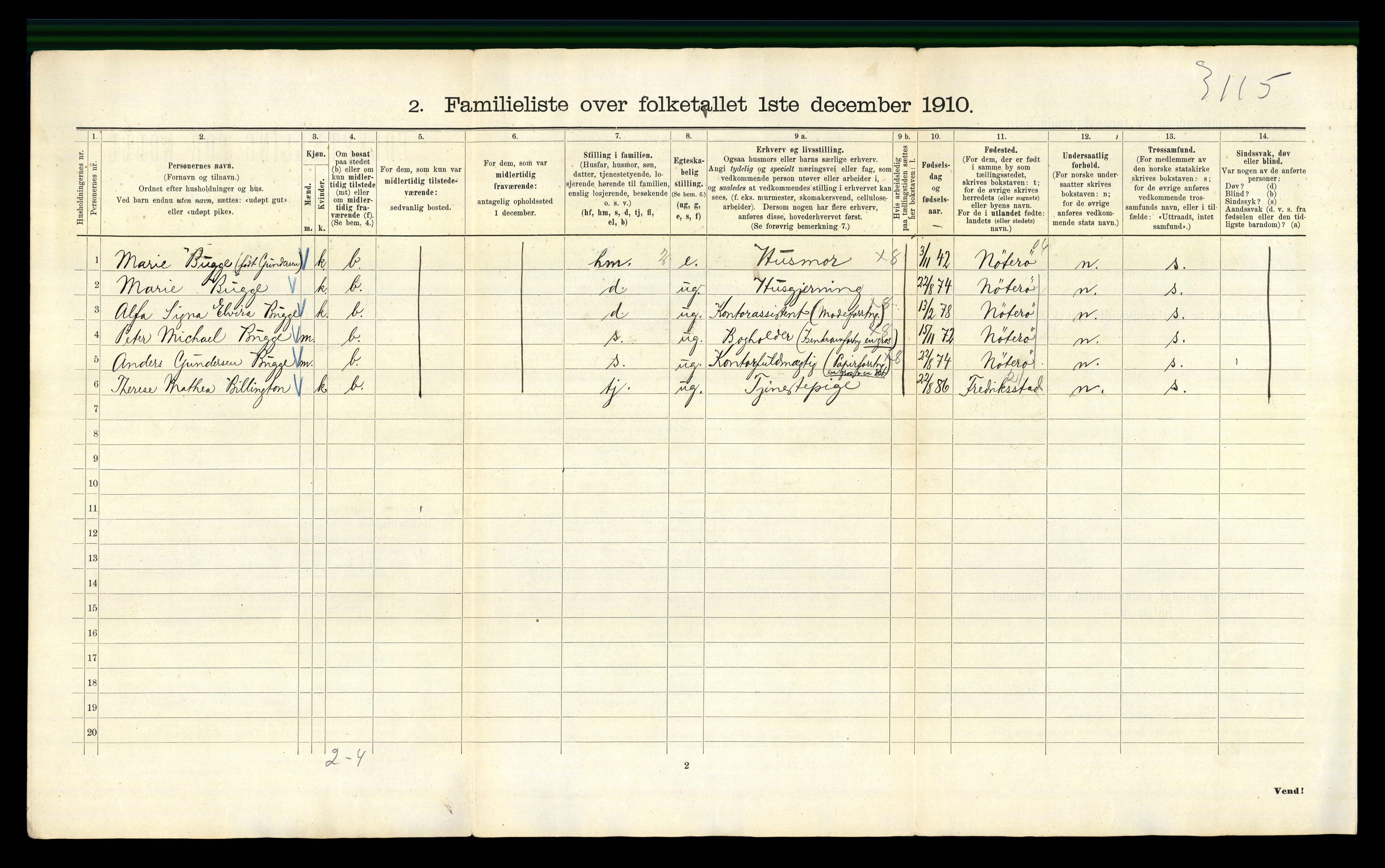 RA, 1910 census for Kristiania, 1910, p. 33632