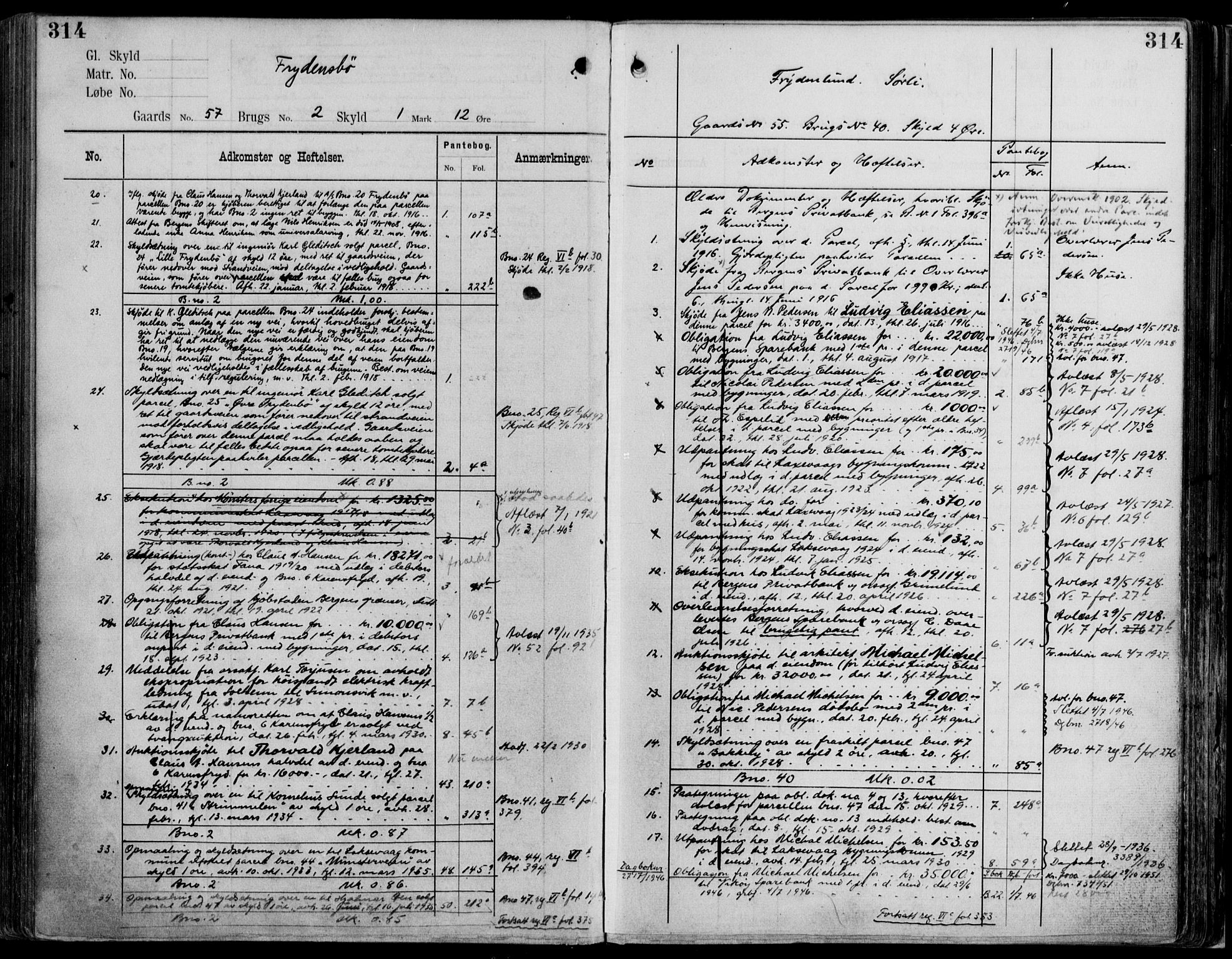 Midhordland sorenskriveri, AV/SAB-A-3001/1/G/Ga/Gab/L0114: Mortgage register no. II.A.b.114, p. 314