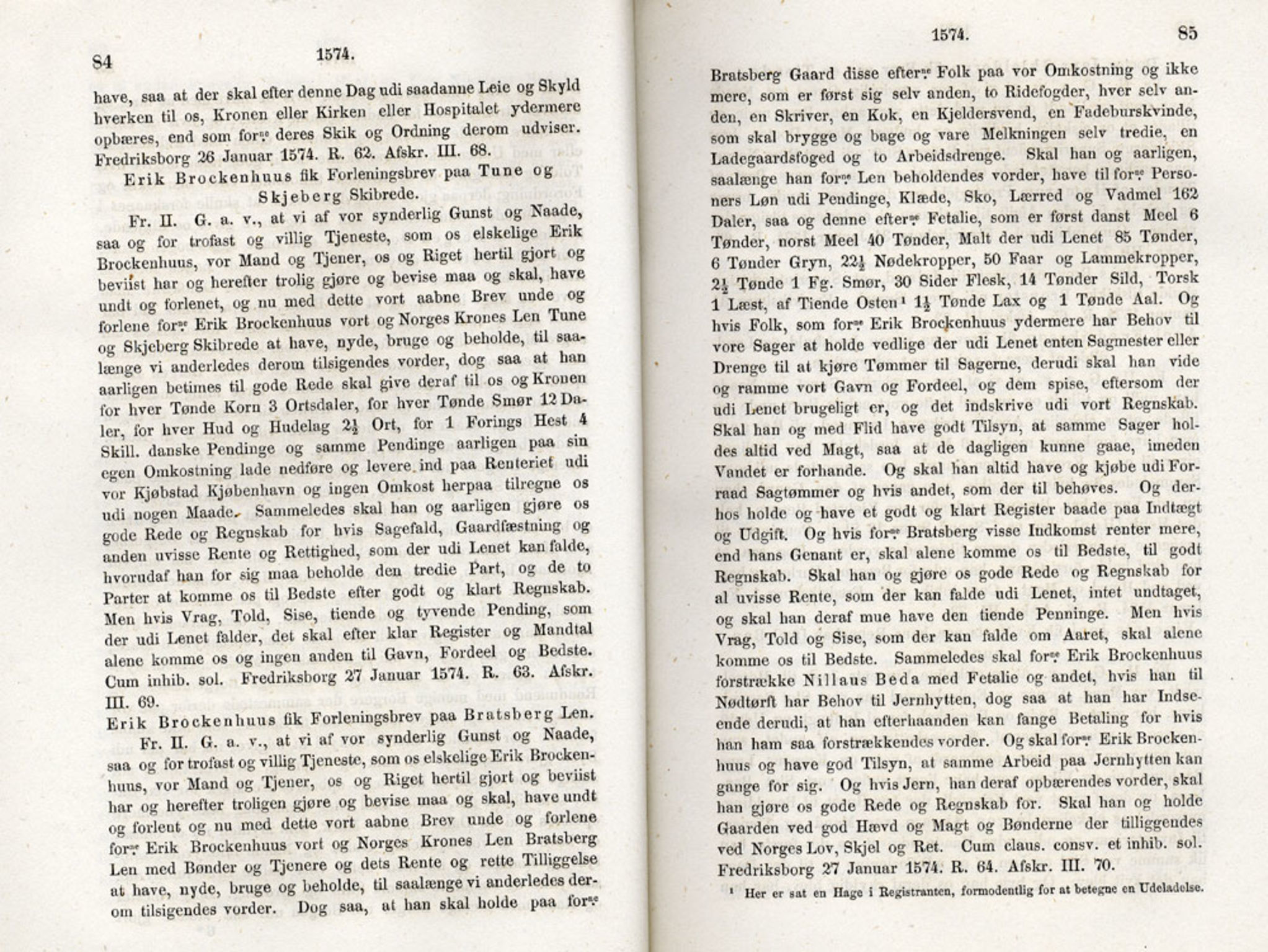 Publikasjoner utgitt av Det Norske Historiske Kildeskriftfond, PUBL/-/-/-: Norske Rigs-Registranter, bind 2, 1572-1588, p. 84-85