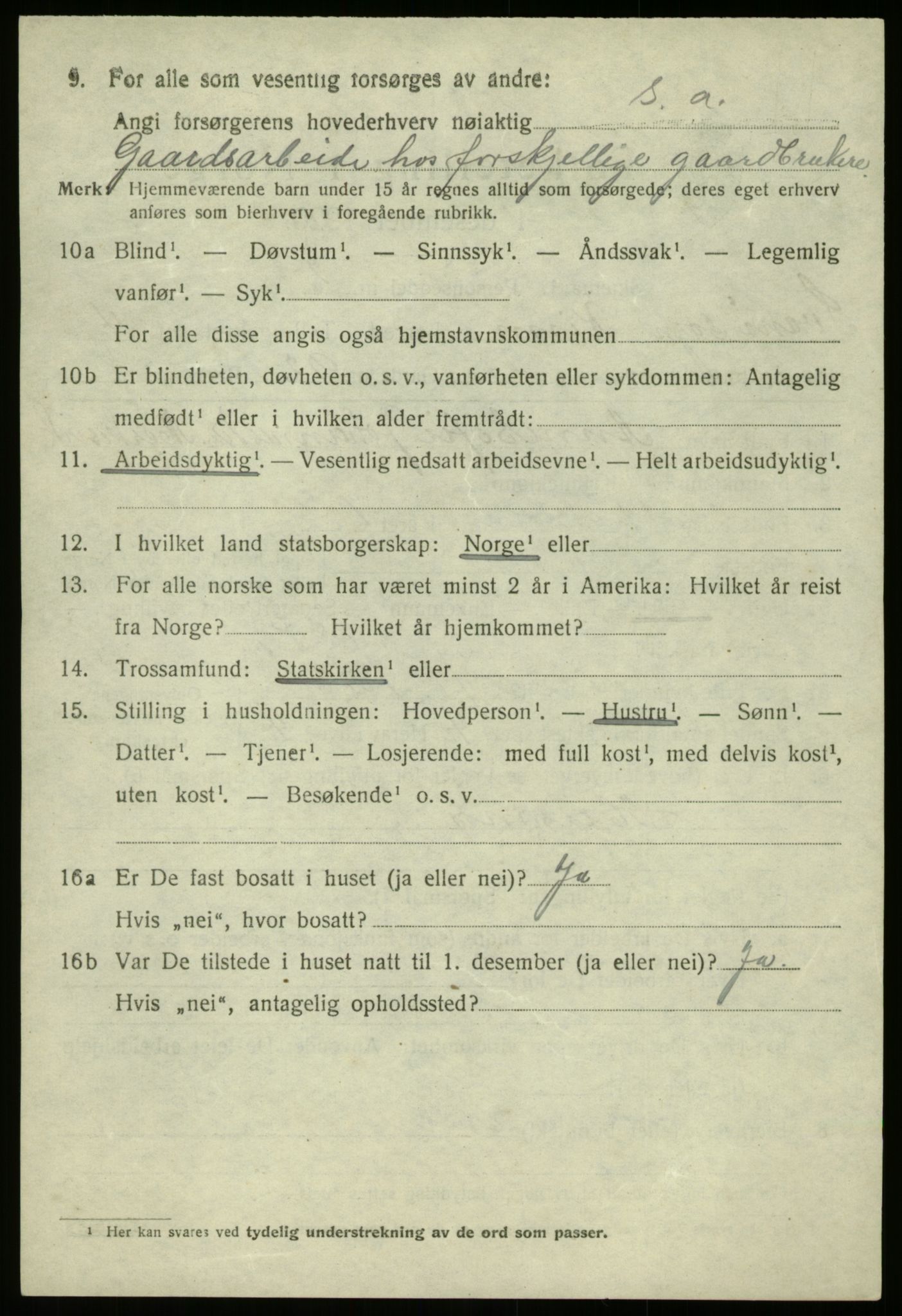 SAB, 1920 census for Kinn, 1920, p. 11120