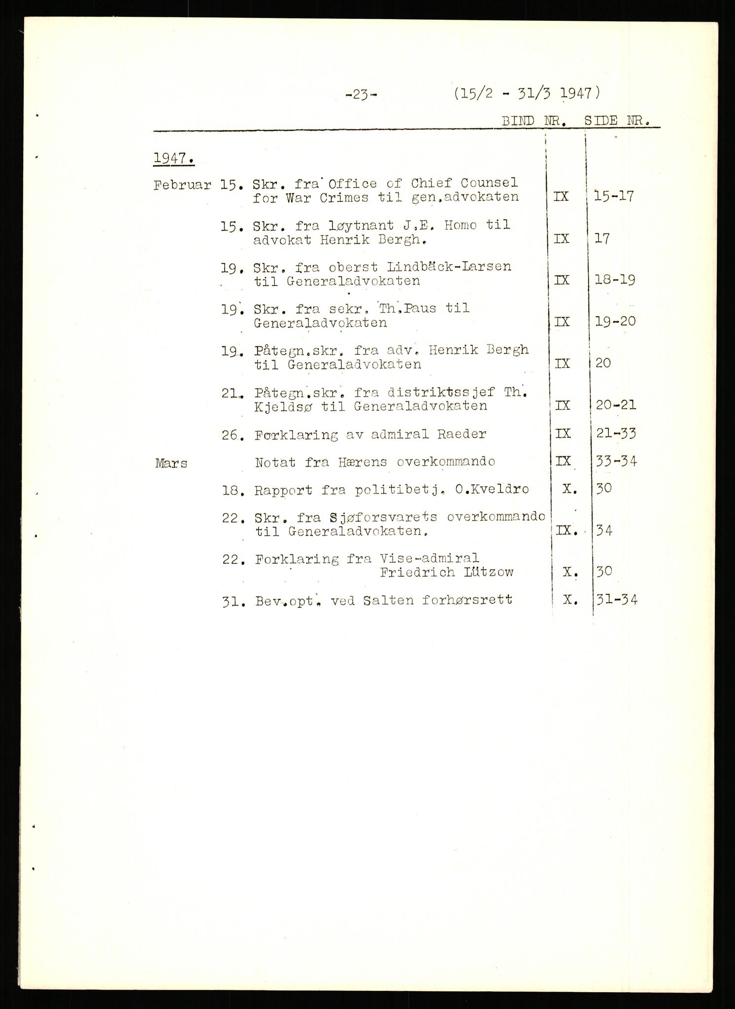 Forsvaret, Forsvarets krigshistoriske avdeling, AV/RA-RAFA-2017/Y/Yb/L0142: II-C-11-620  -  6. Divisjon, 1940-1947, p. 23