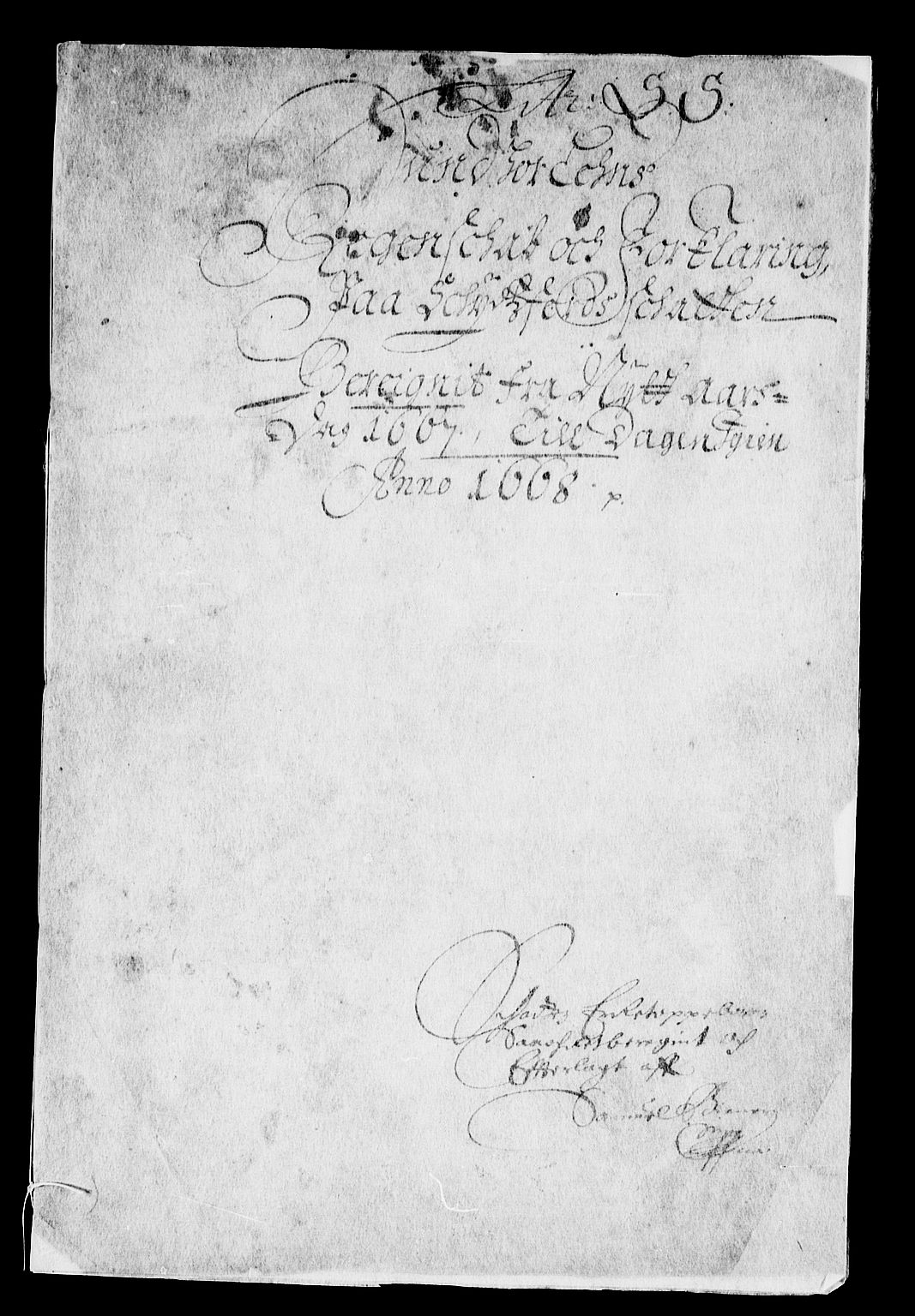 Rentekammeret inntil 1814, Reviderte regnskaper, Stiftamtstueregnskaper, Bergen stiftamt, AV/RA-EA-6043/R/Rc/L0026: Bergen stiftamt, 1667