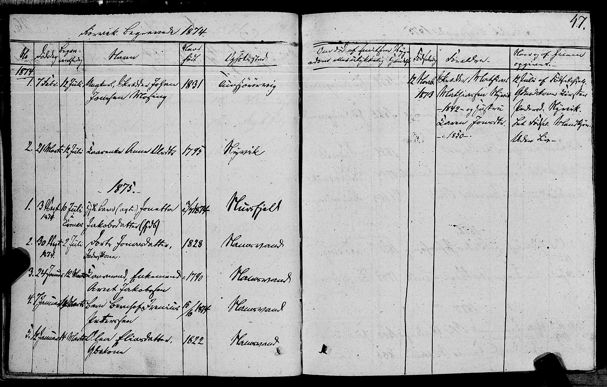 Ministerialprotokoller, klokkerbøker og fødselsregistre - Nord-Trøndelag, SAT/A-1458/762/L0538: Parish register (official) no. 762A02 /1, 1833-1879, p. 47