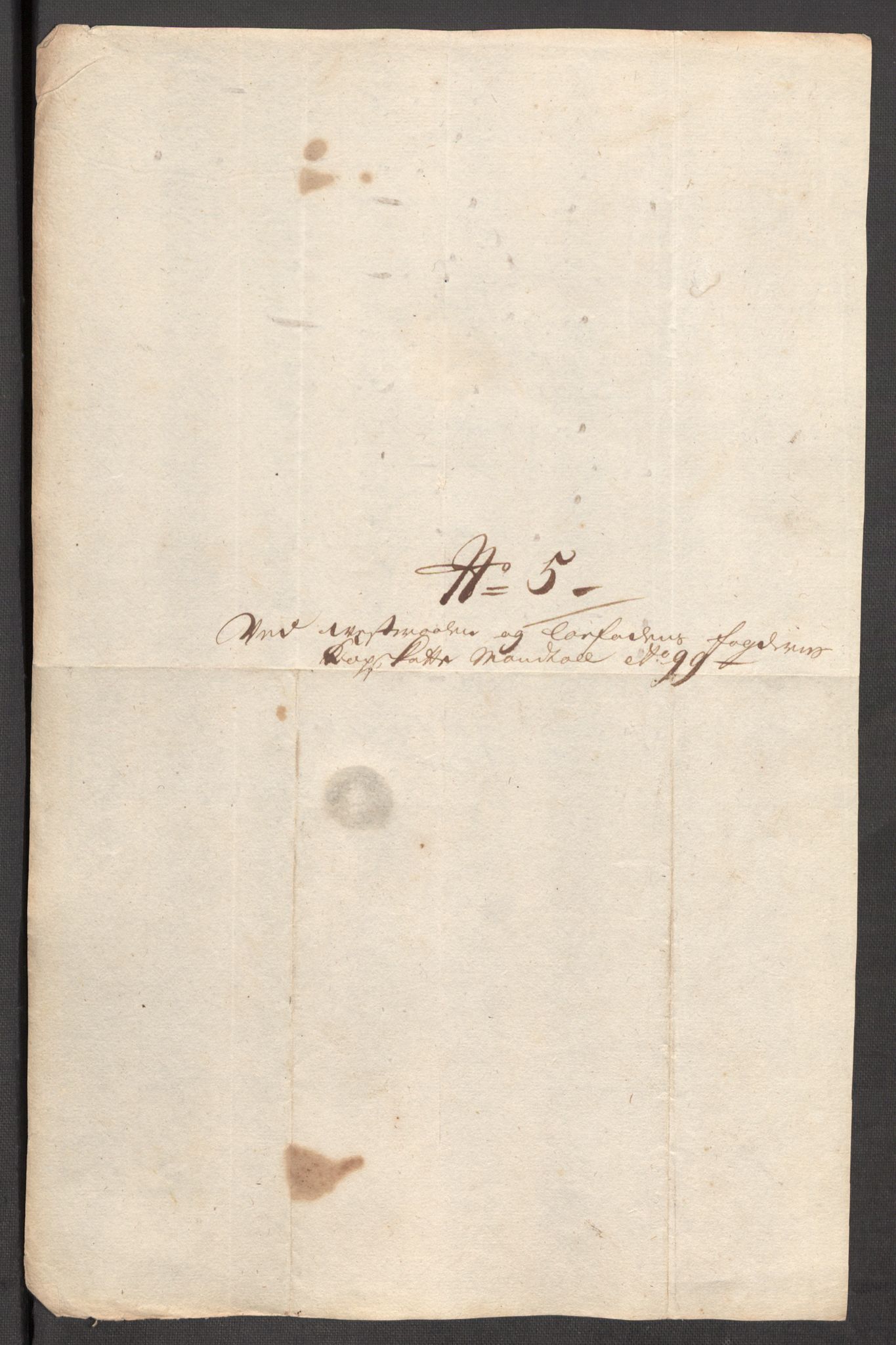 Rentekammeret inntil 1814, Reviderte regnskaper, Fogderegnskap, AV/RA-EA-4092/R67/L4678: Fogderegnskap Vesterålen, Andenes og Lofoten, 1696-1708, p. 313