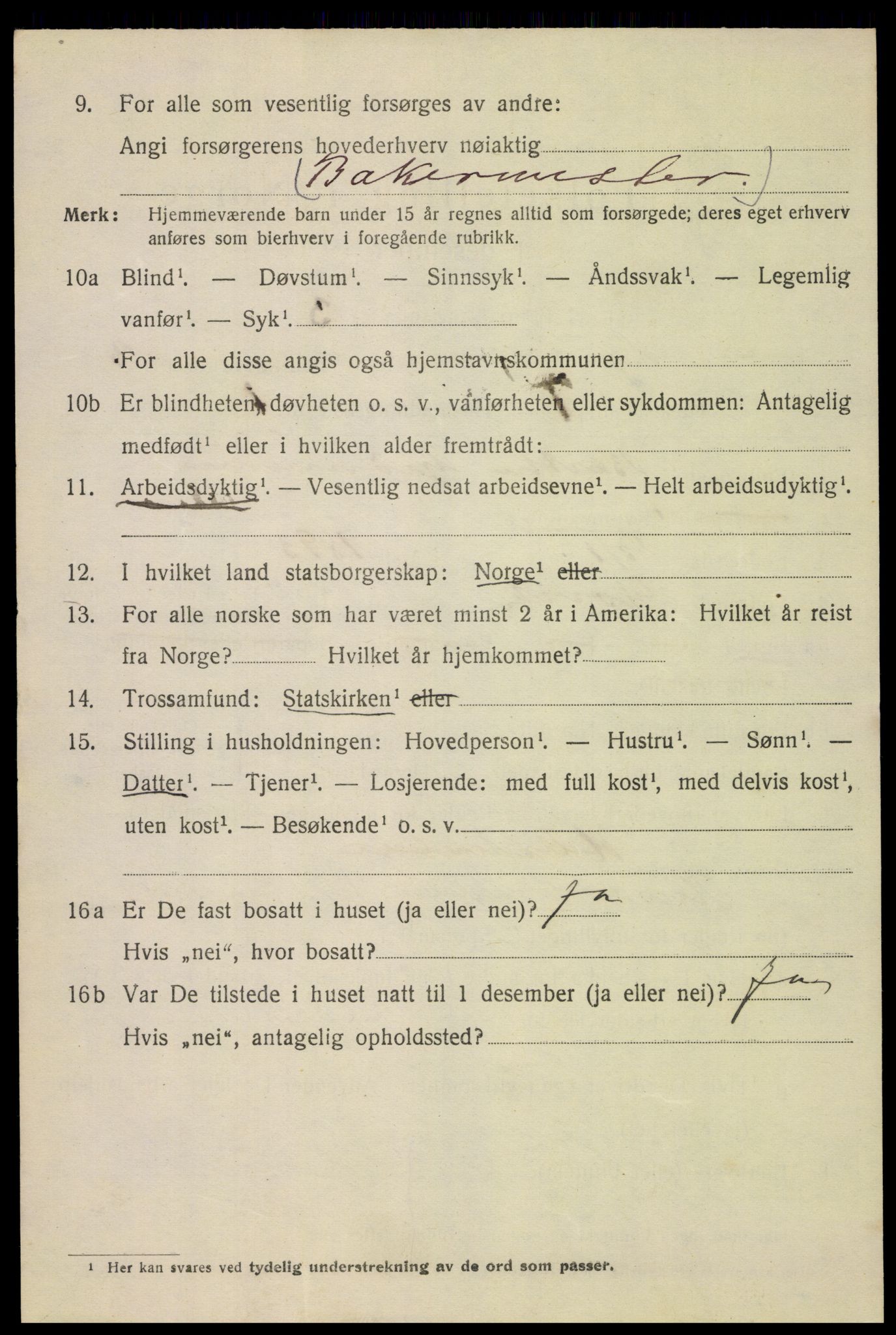 SAH, 1920 census for Gjøvik, 1920, p. 5951