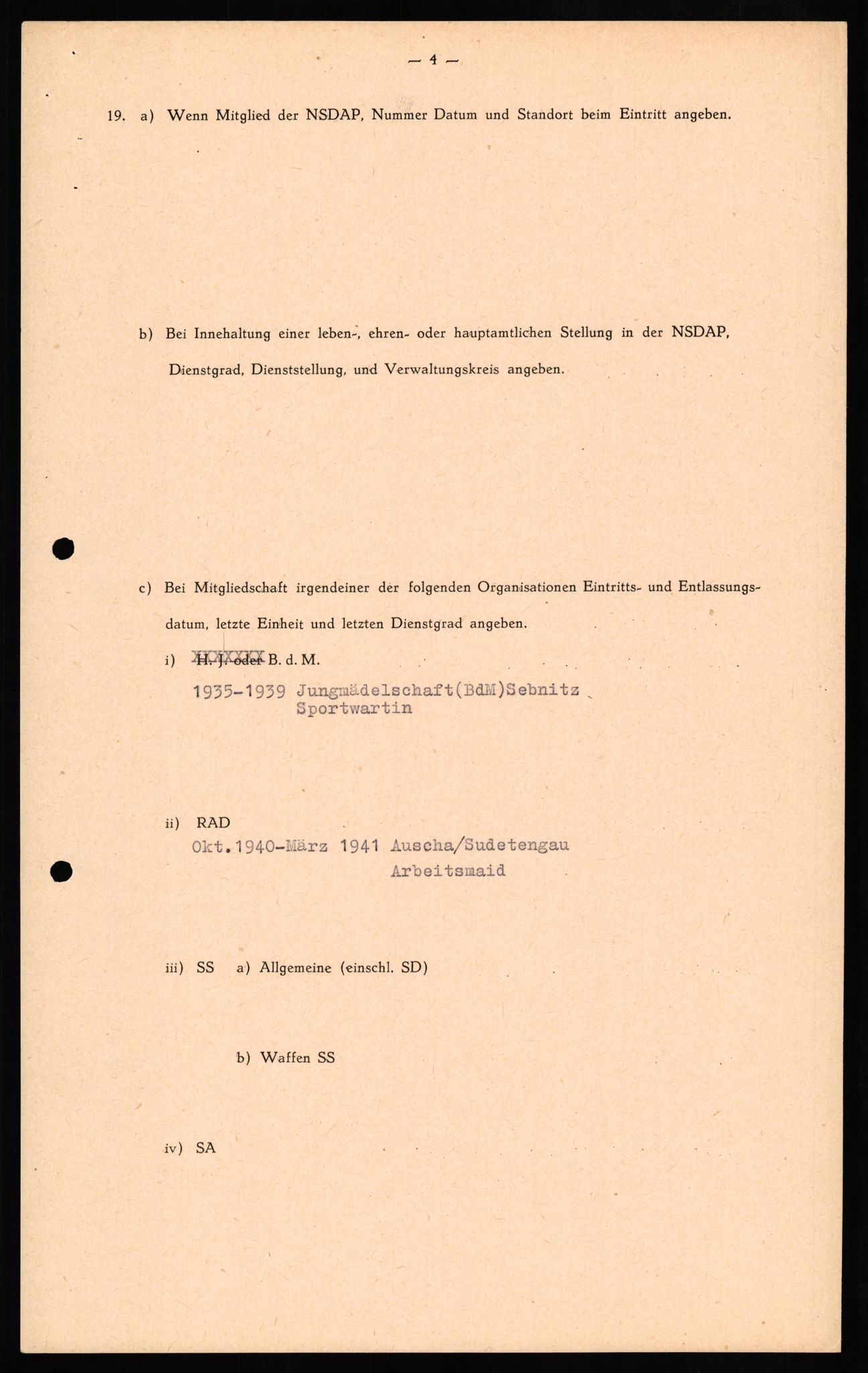 Forsvaret, Forsvarets overkommando II, AV/RA-RAFA-3915/D/Db/L0017: CI Questionaires. Tyske okkupasjonsstyrker i Norge. Tyskere., 1945-1946, p. 157