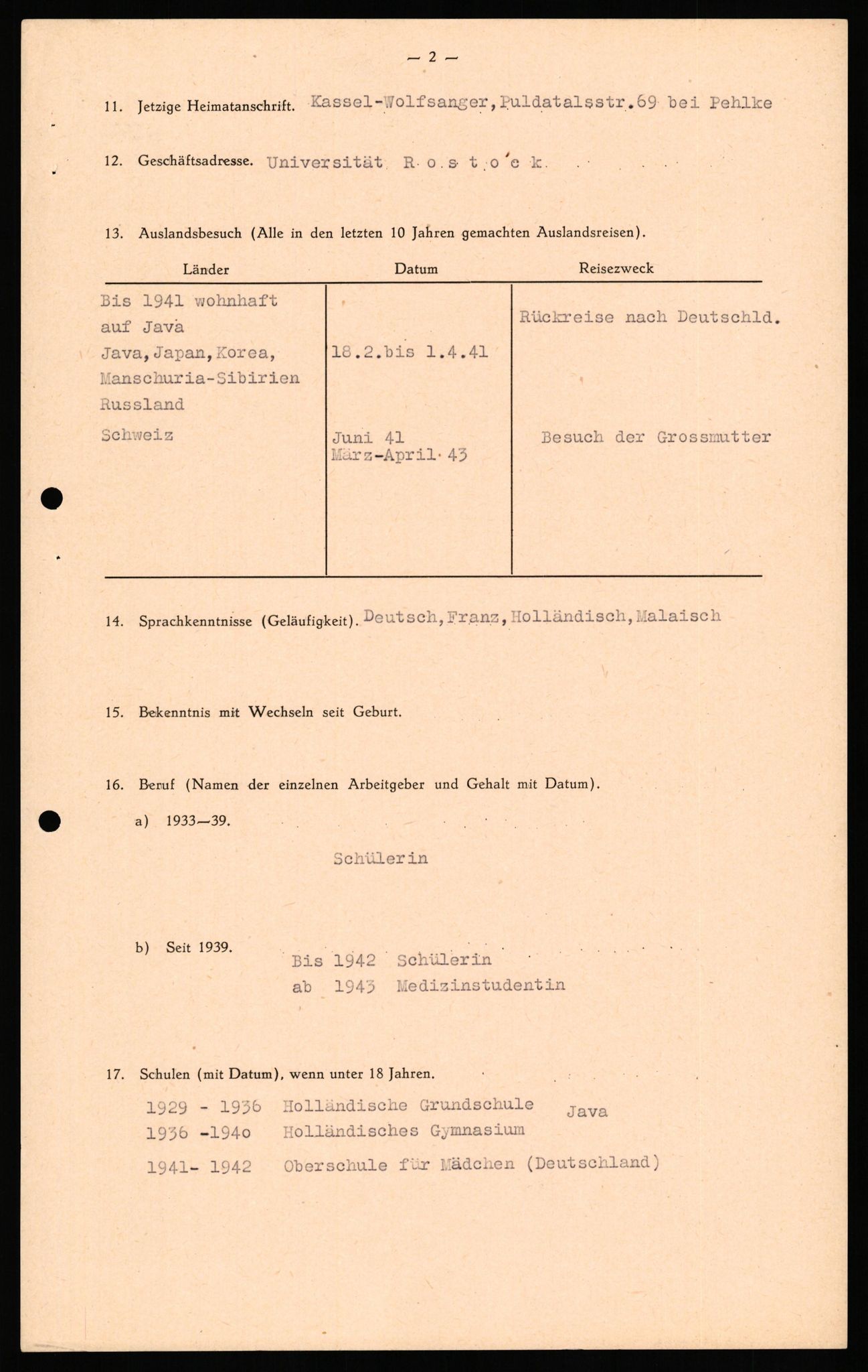 Forsvaret, Forsvarets overkommando II, AV/RA-RAFA-3915/D/Db/L0033: CI Questionaires. Tyske okkupasjonsstyrker i Norge. Tyskere., 1945-1946, p. 457