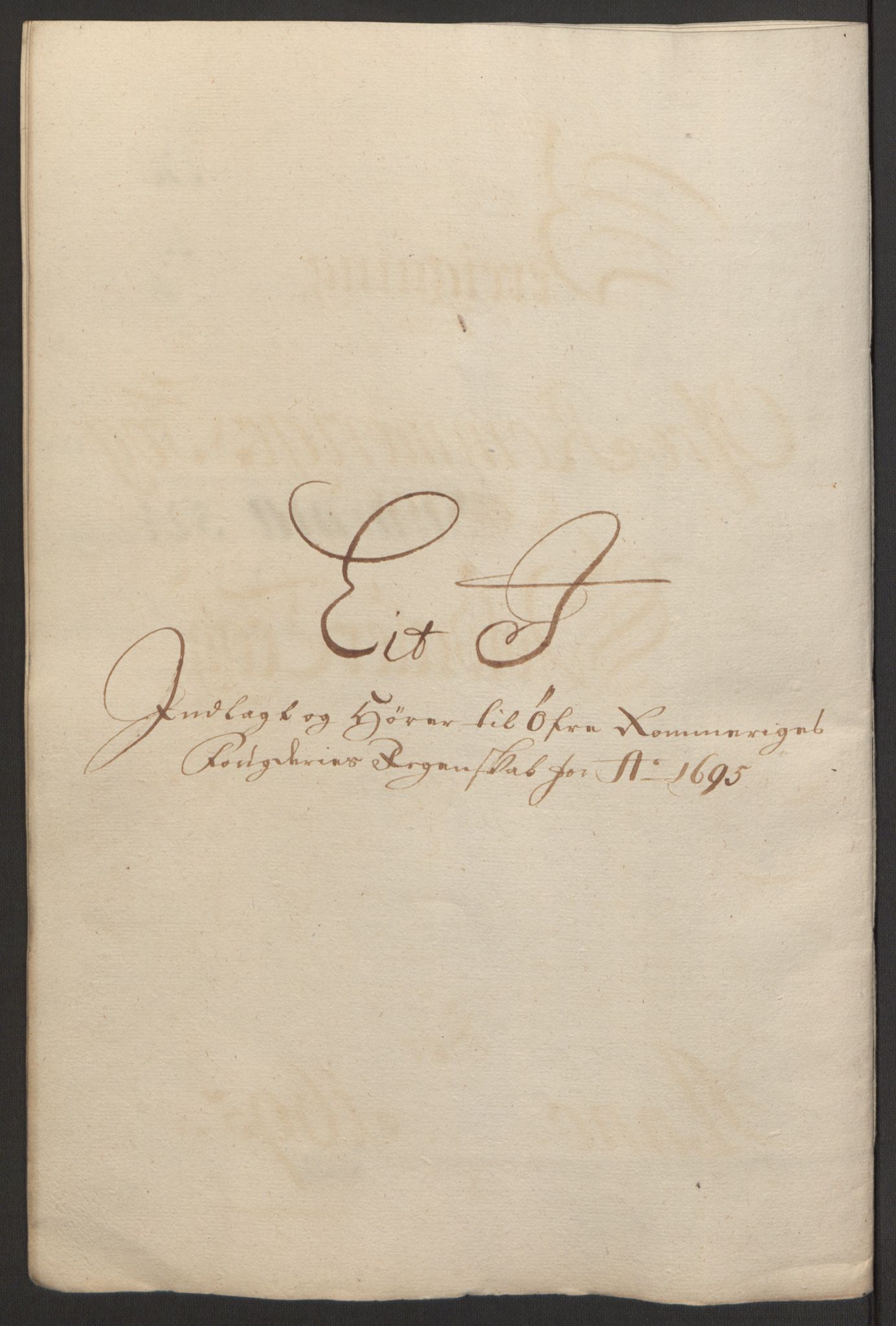 Rentekammeret inntil 1814, Reviderte regnskaper, Fogderegnskap, AV/RA-EA-4092/R12/L0707: Fogderegnskap Øvre Romerike, 1695, p. 225