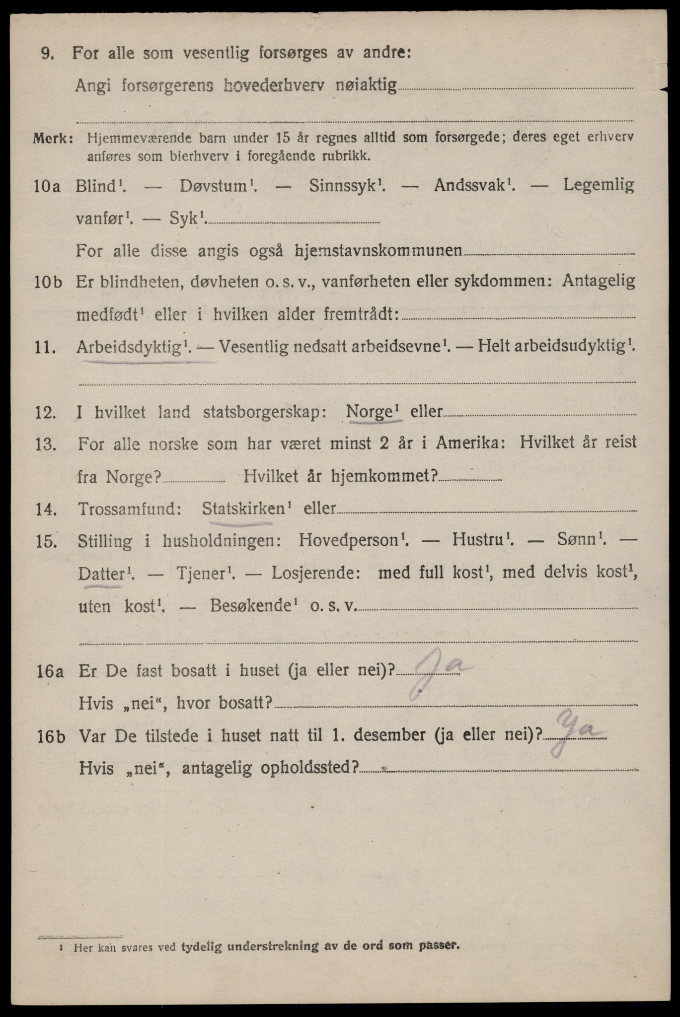 SAST, 1920 census for Hetland, 1920, p. 4010