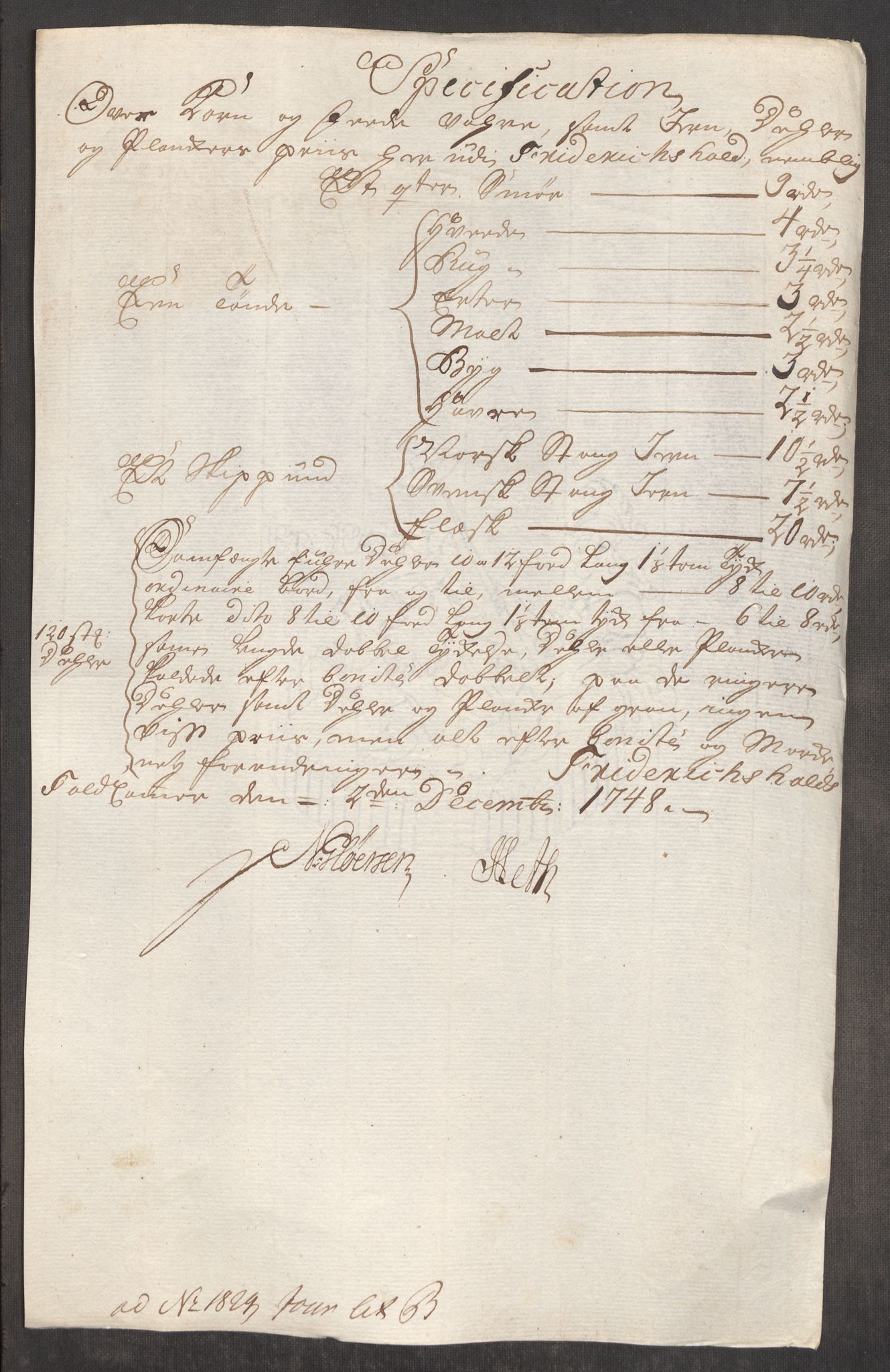Rentekammeret inntil 1814, Realistisk ordnet avdeling, RA/EA-4070/Oe/L0003: [Ø1]: Priskuranter, 1745-1748, p. 680