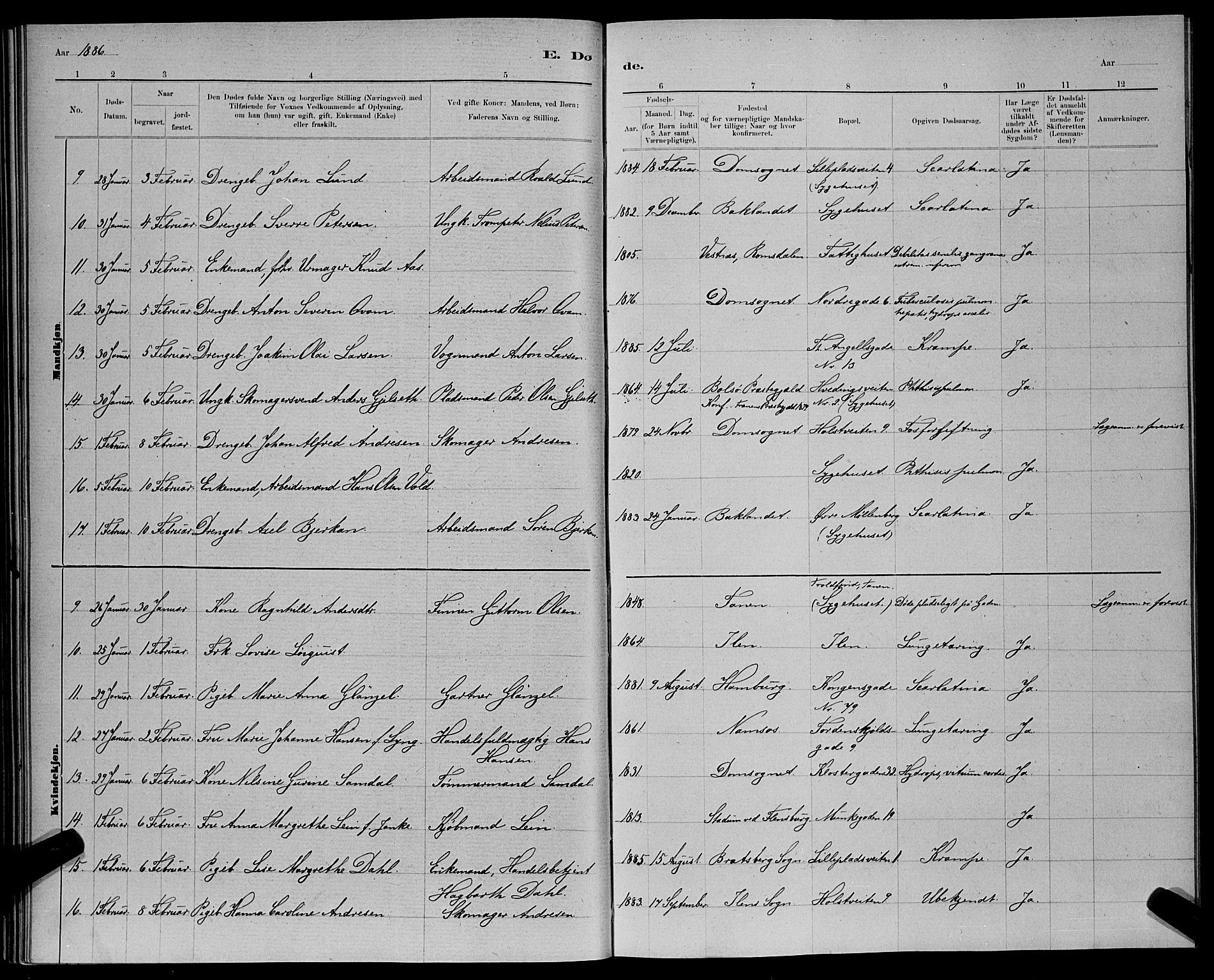 Ministerialprotokoller, klokkerbøker og fødselsregistre - Sør-Trøndelag, SAT/A-1456/601/L0093: Parish register (copy) no. 601C11, 1882-1898