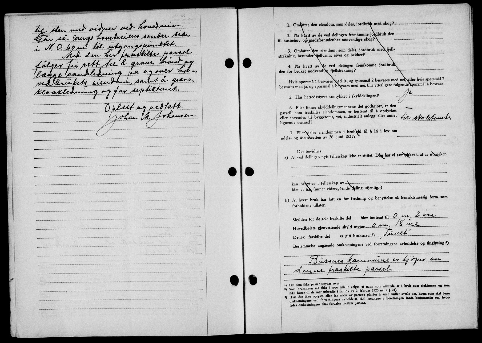 Lofoten sorenskriveri, SAT/A-0017/1/2/2C/L0006a: Mortgage book no. 6a, 1939-1939, Diary no: : 2370/1939