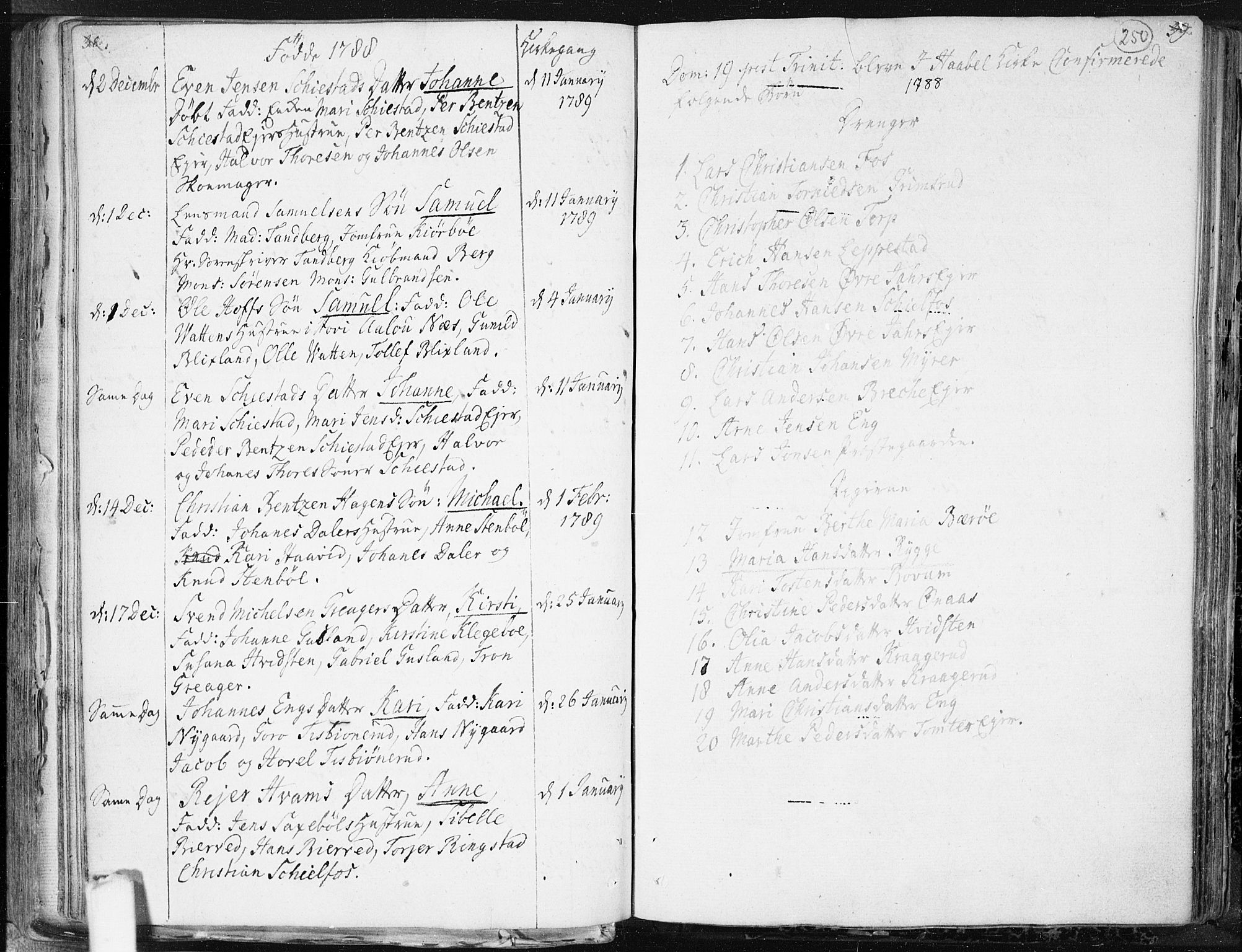 Hobøl prestekontor Kirkebøker, AV/SAO-A-2002/F/Fa/L0001: Parish register (official) no. I 1, 1733-1814, p. 250
