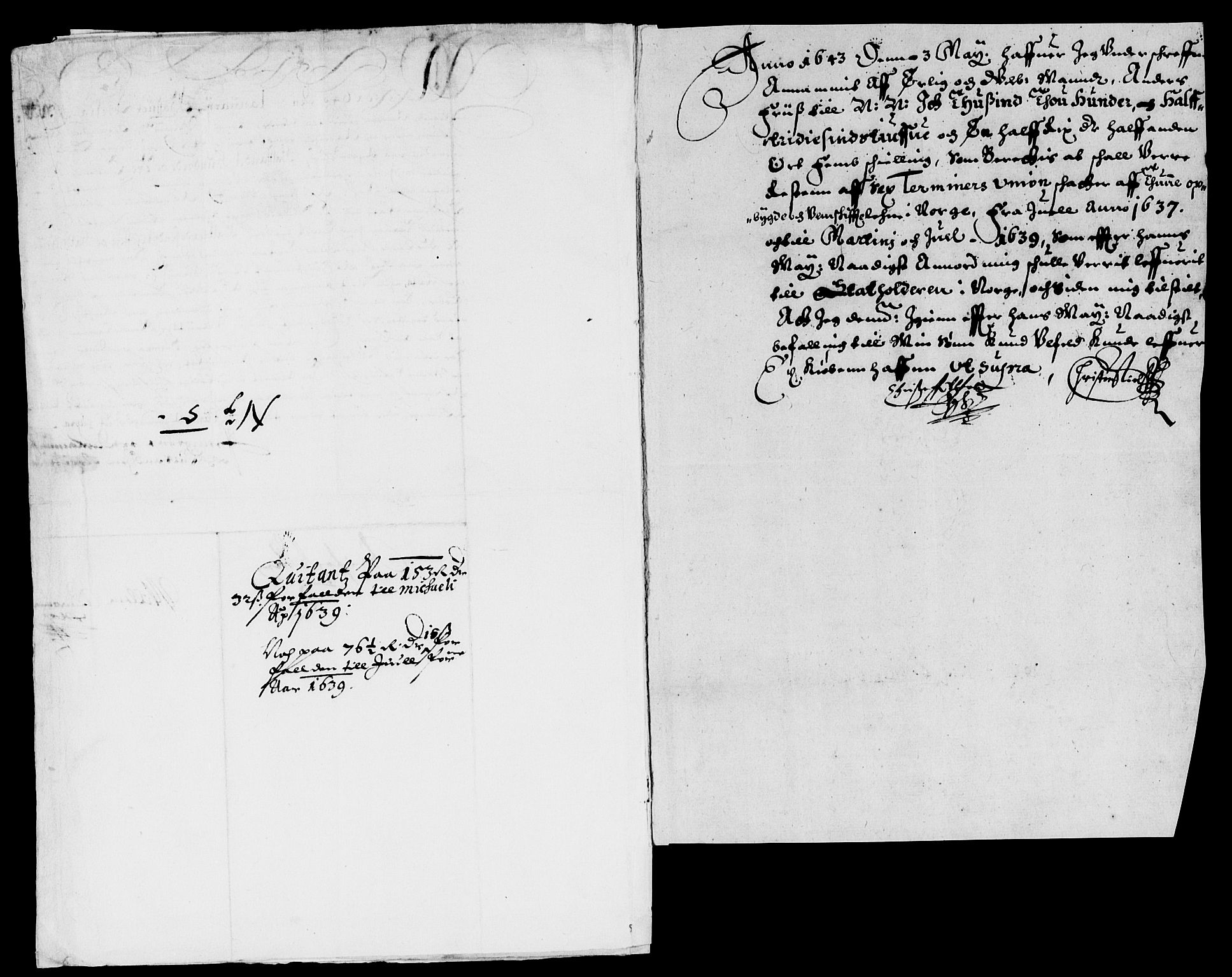 Rentekammeret inntil 1814, Reviderte regnskaper, Lensregnskaper, AV/RA-EA-5023/R/Rb/Rbc/L0003: Tune, Åbygge og Veme len, 1639-1641