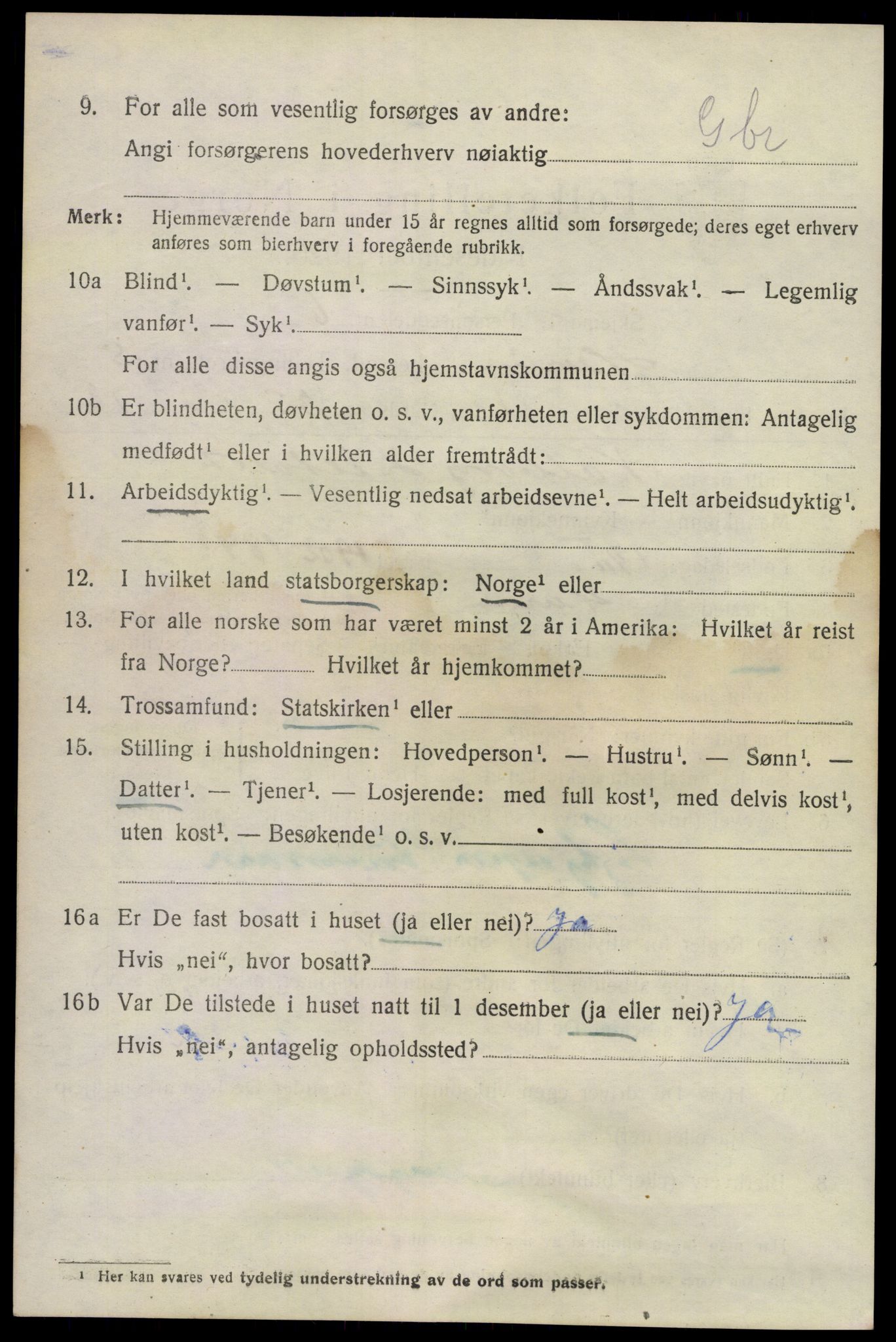 SAKO, 1920 census for Hurum, 1920, p. 6107