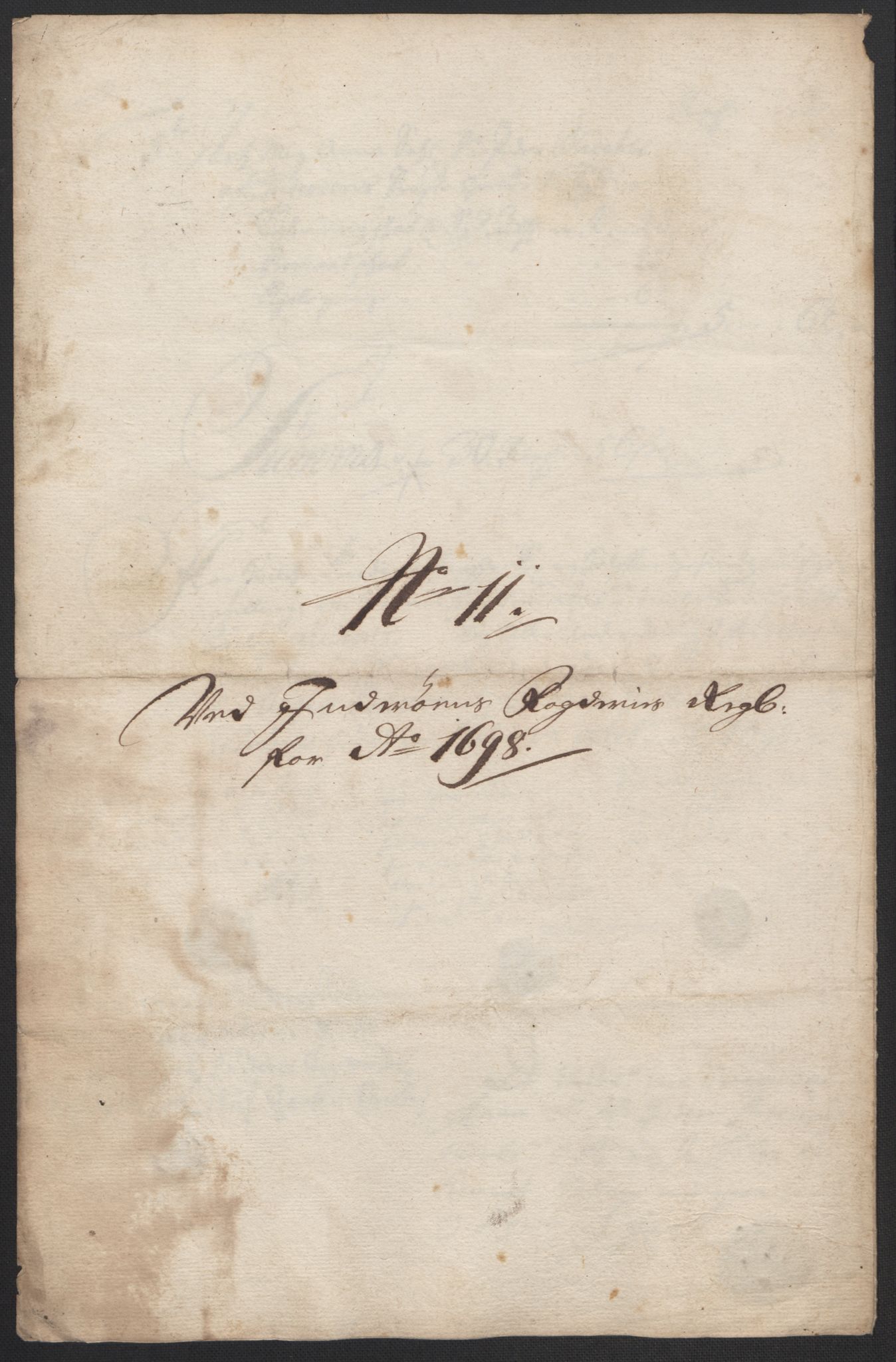 Rentekammeret inntil 1814, Reviderte regnskaper, Fogderegnskap, RA/EA-4092/R63/L4310: Fogderegnskap Inderøy, 1698-1699, p. 183