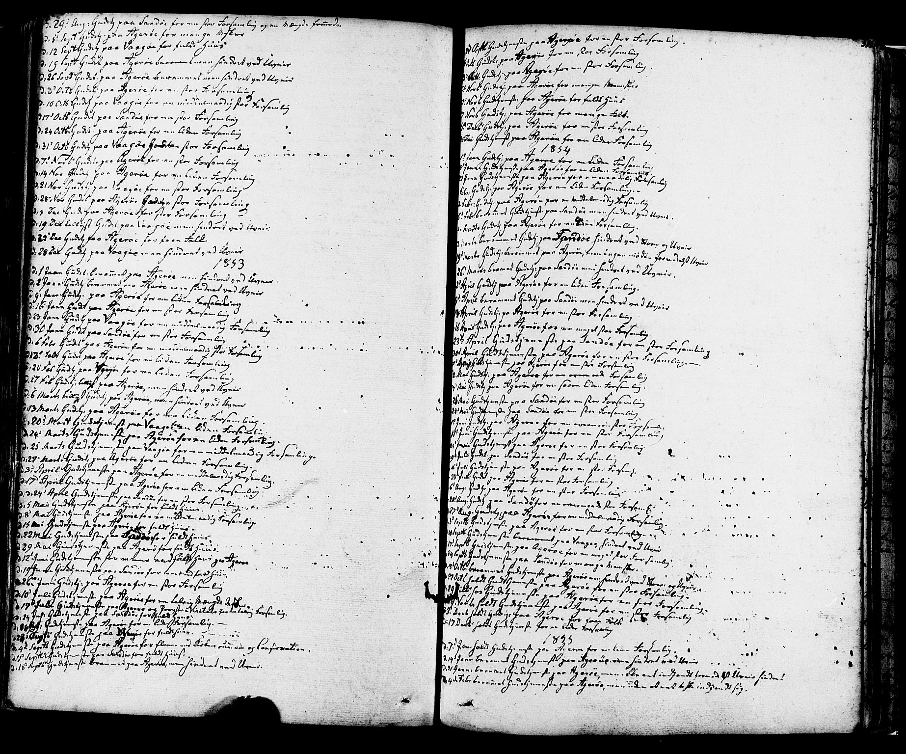 Ministerialprotokoller, klokkerbøker og fødselsregistre - Møre og Romsdal, SAT/A-1454/560/L0719: Parish register (official) no. 560A03, 1845-1872, p. 318