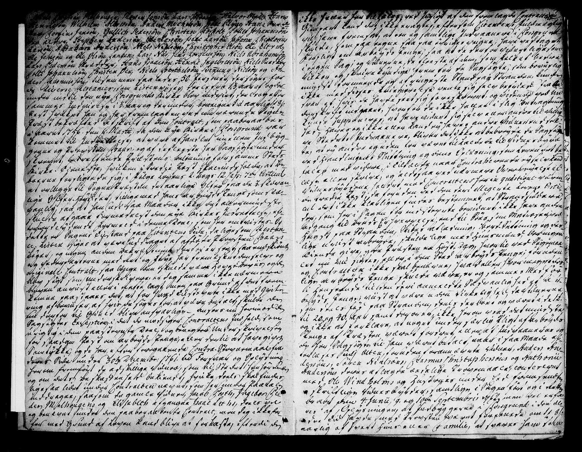 Nedre Telemark sorenskriveri, AV/SAKO-A-135/F/Fa/L0022: Tingbok, 1763-1765, p. 2