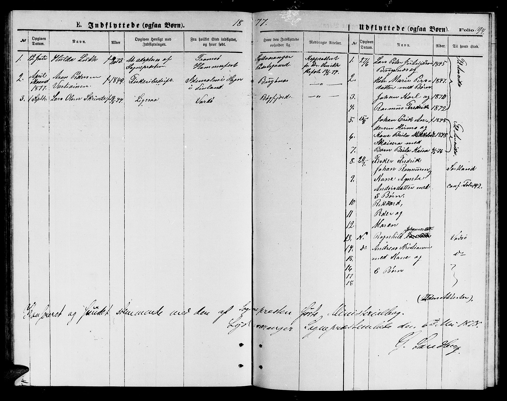 Sør-Varanger sokneprestkontor, SATØ/S-1331/H/Hb/L0002klokker: Parish register (copy) no. 2, 1873-1877, p. 194