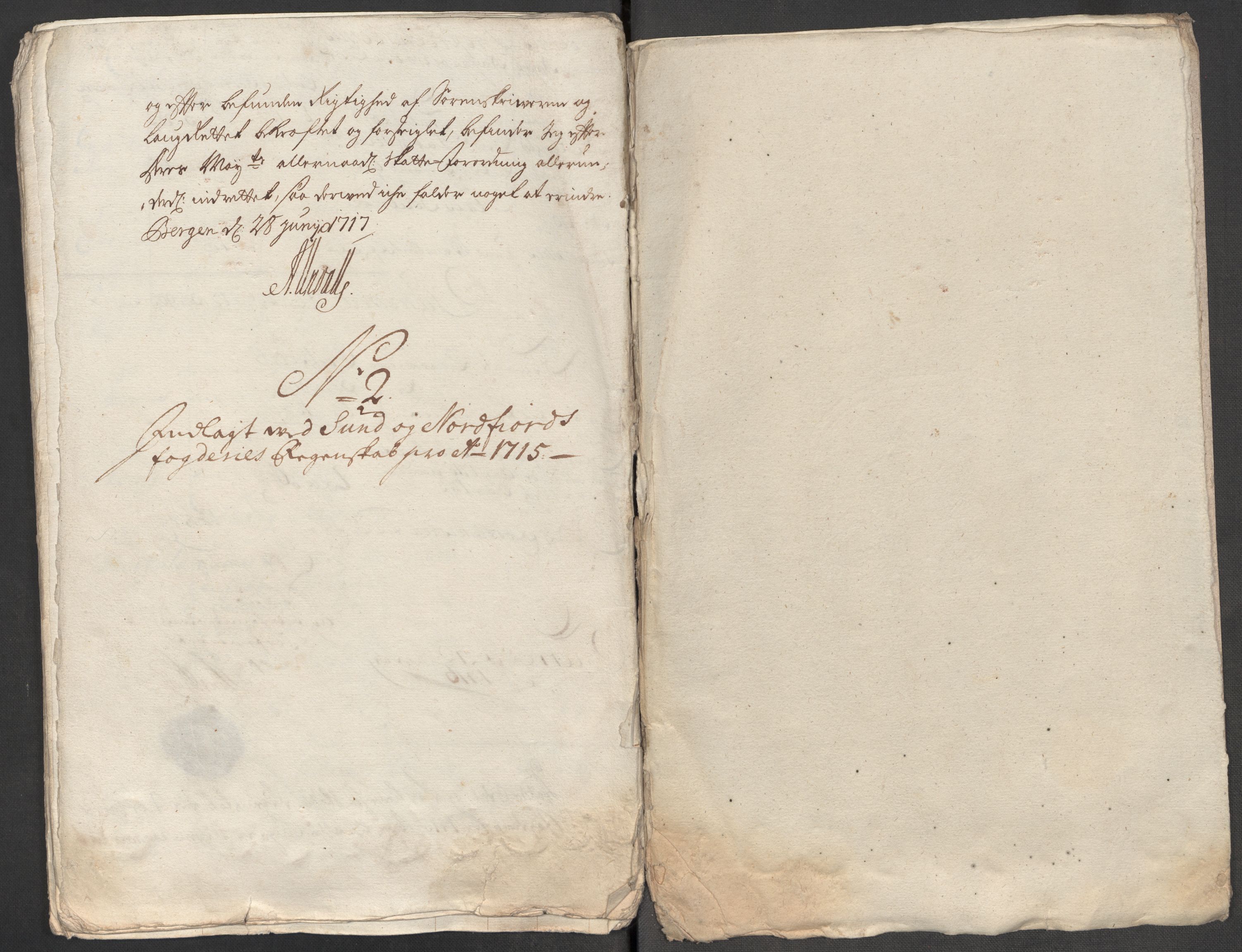 Rentekammeret inntil 1814, Reviderte regnskaper, Fogderegnskap, AV/RA-EA-4092/R53/L3439: Fogderegnskap Sunn- og Nordfjord, 1715, p. 147