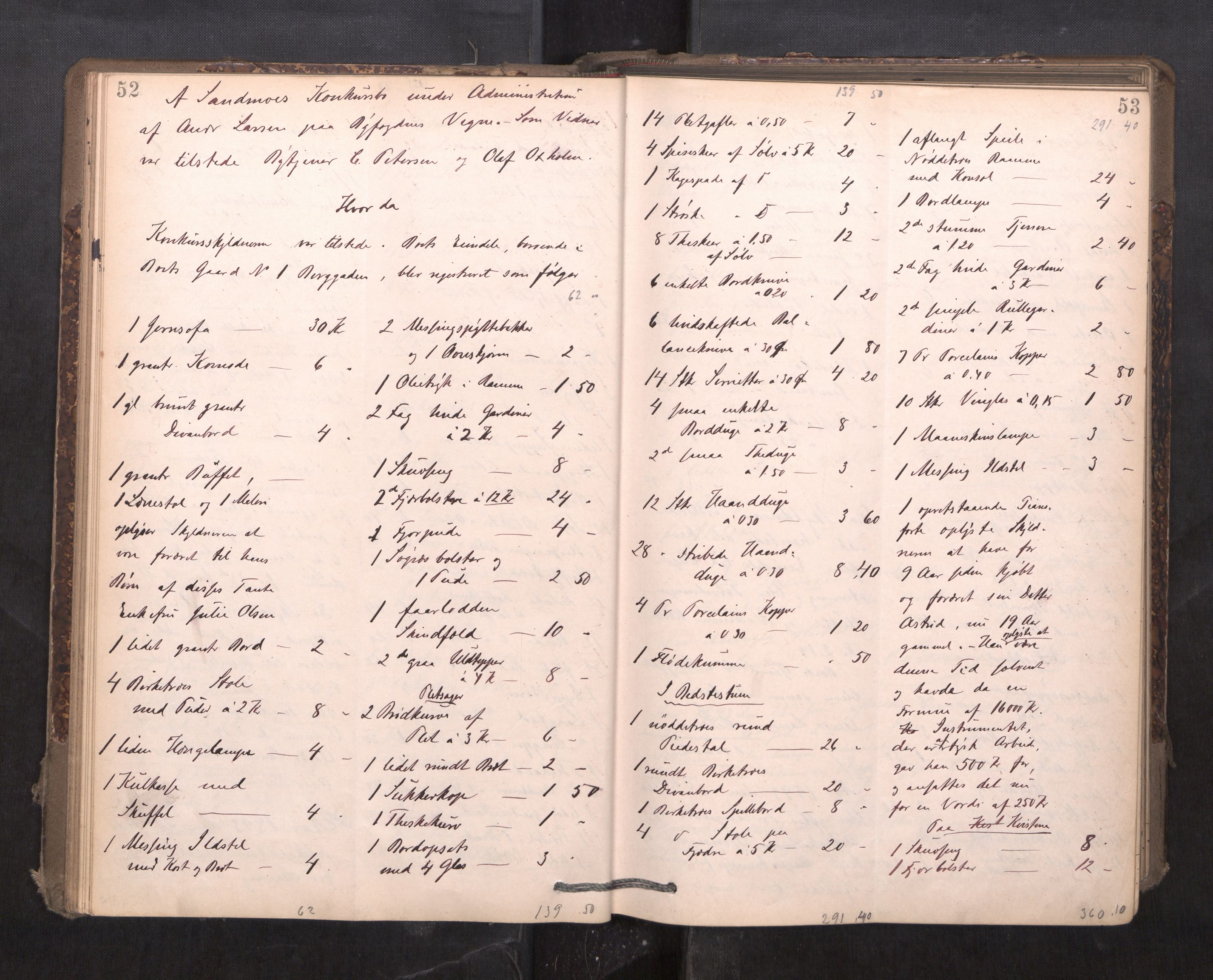 Trondheim byfogd, AV/SAT-A-0003/1/3/3C/L0015: Skifteregistreringsprotokoll - 24/2-21/3 (u/ register), 1893-1899, p. 52-53