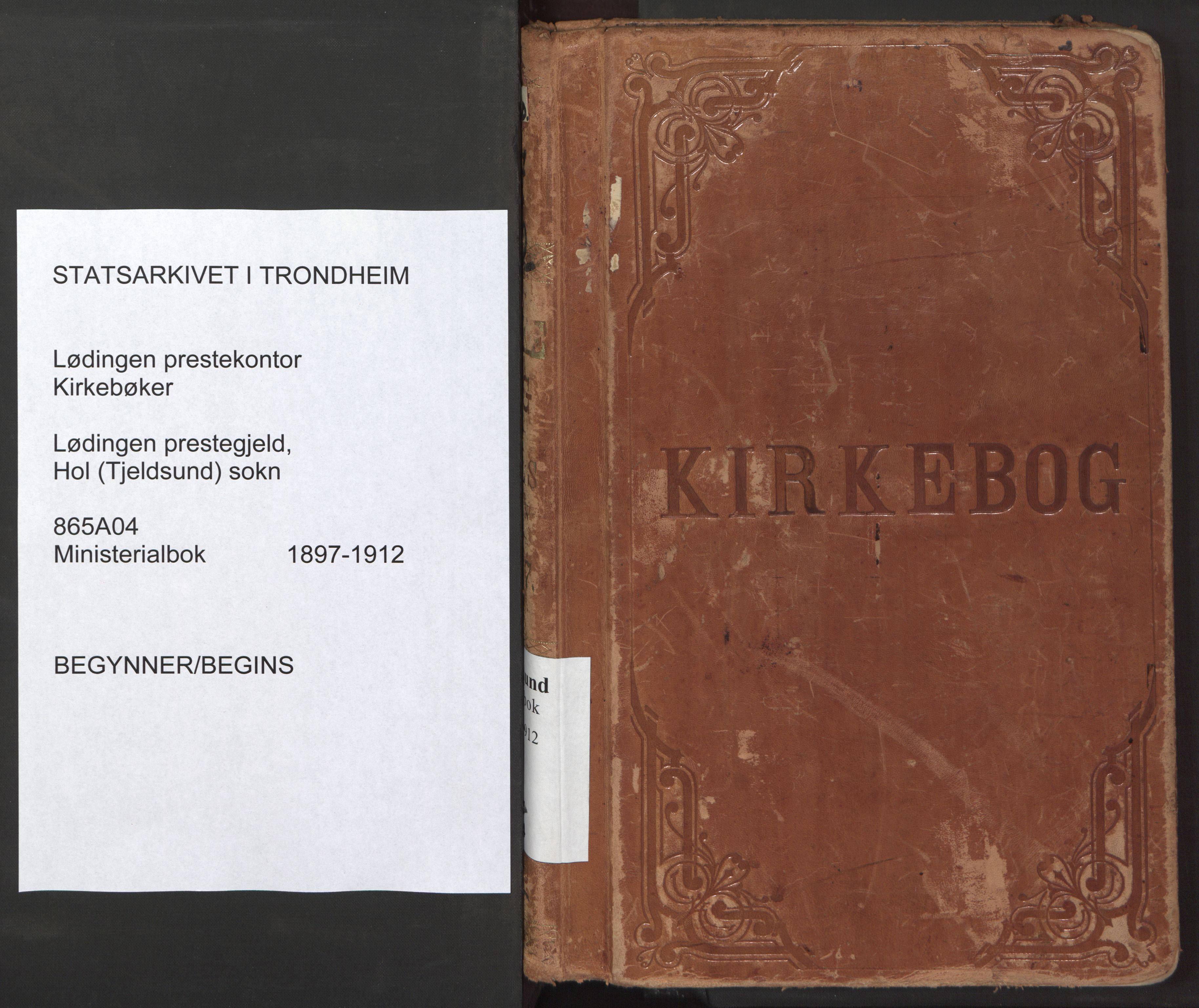 Ministerialprotokoller, klokkerbøker og fødselsregistre - Nordland, SAT/A-1459/865/L0926: Parish register (official) no. 865A04, 1897-1912