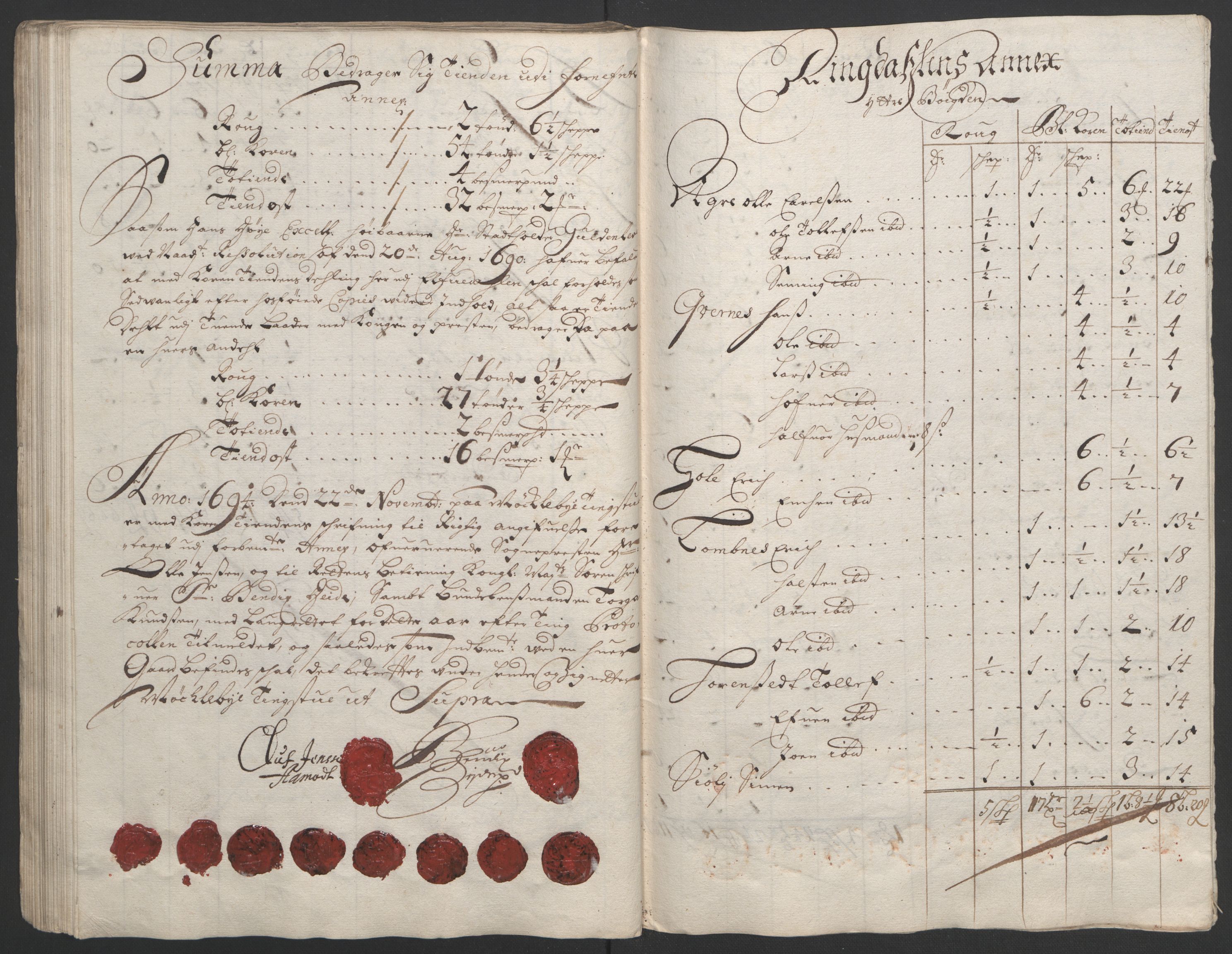 Rentekammeret inntil 1814, Reviderte regnskaper, Fogderegnskap, AV/RA-EA-4092/R13/L0832: Fogderegnskap Solør, Odal og Østerdal, 1694, p. 175