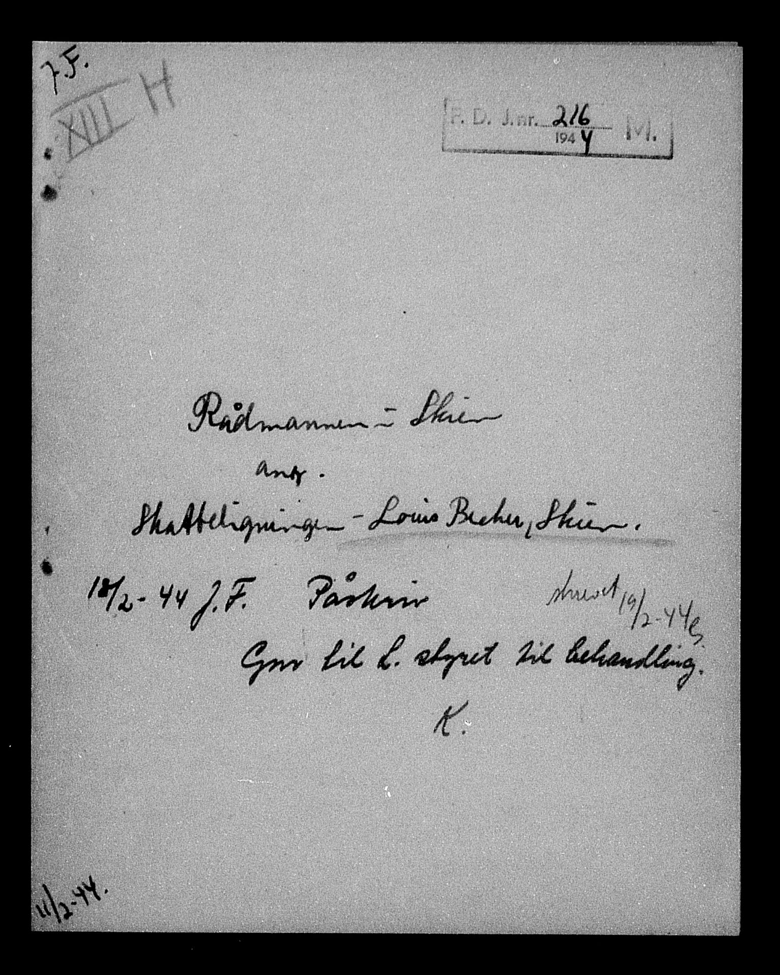 Justisdepartementet, Tilbakeføringskontoret for inndratte formuer, AV/RA-S-1564/H/Hc/Hcd/L0990: --, 1945-1947, p. 587