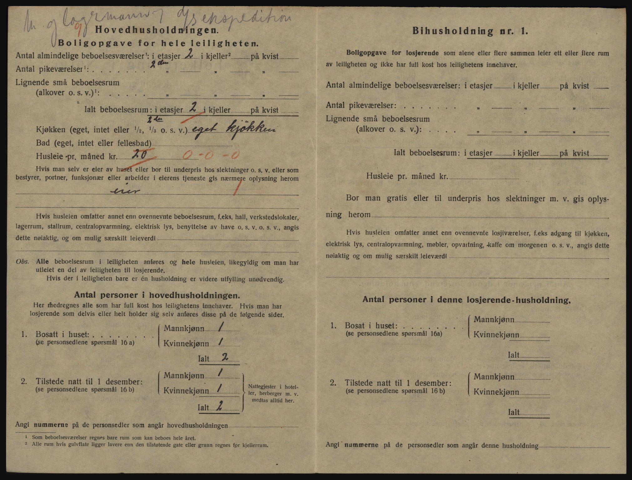 SATØ, 1920 census for Hammerfest, 1920, p. 2385